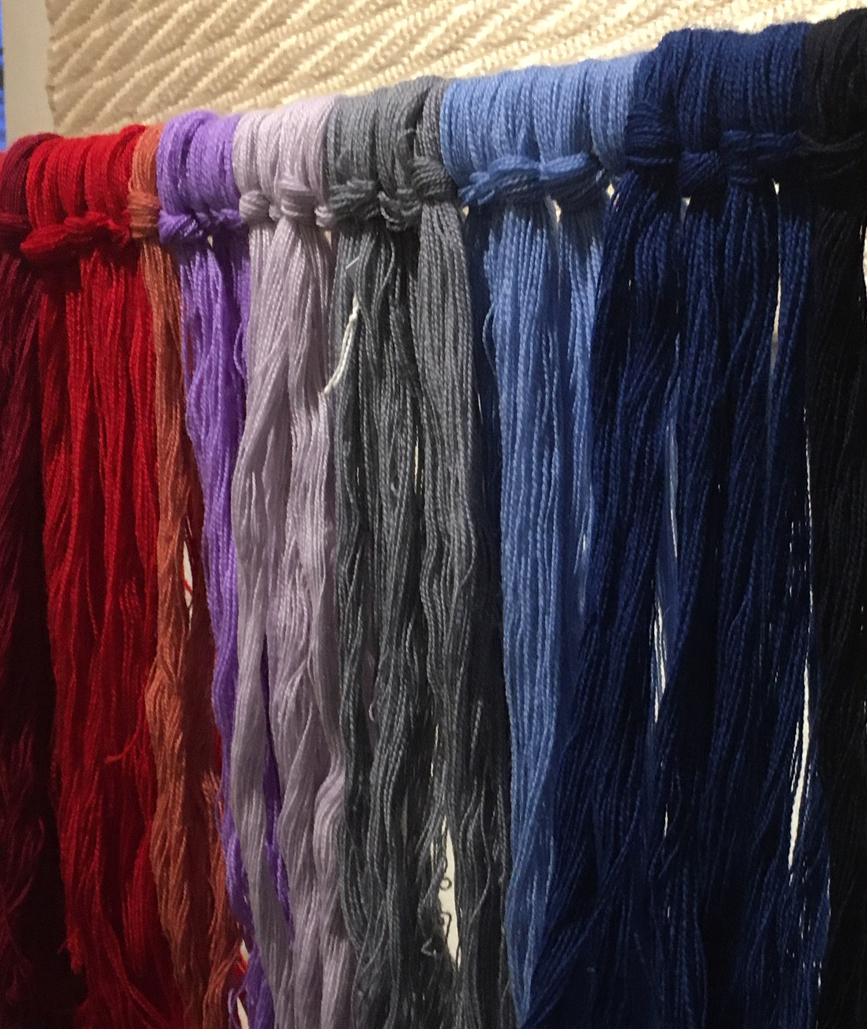 Broderigarn i ull, 30 st á 70 cm - 4