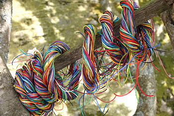 Papperssnöre ca 25 st x1,5m