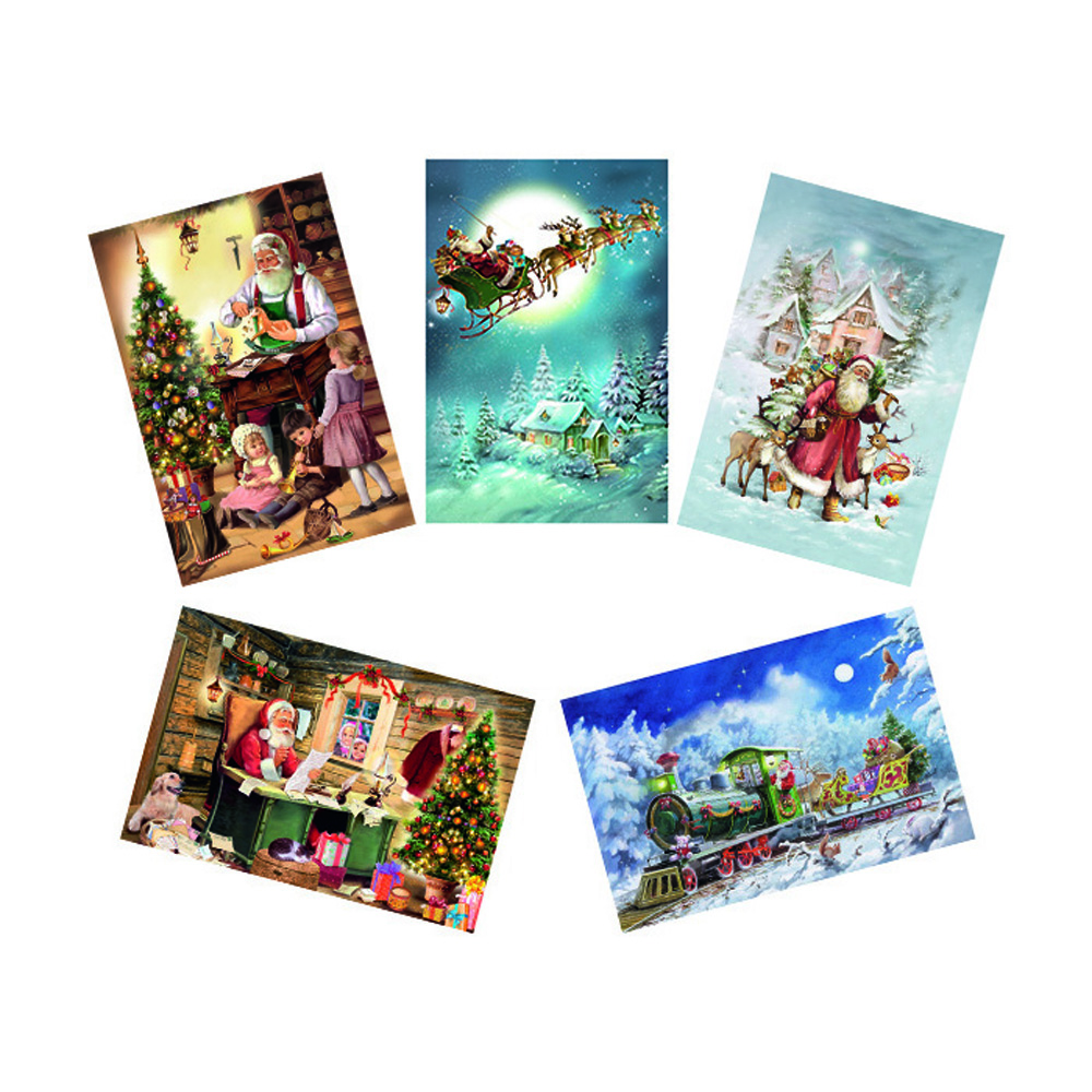 Adventskalender Tomtar med glitter