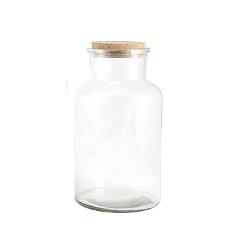 Glasburk med korklock
