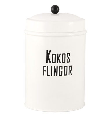 Plåtburk kokosflingor Svarte Petter