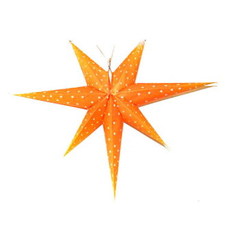 Adventsstjärna orange 60cm