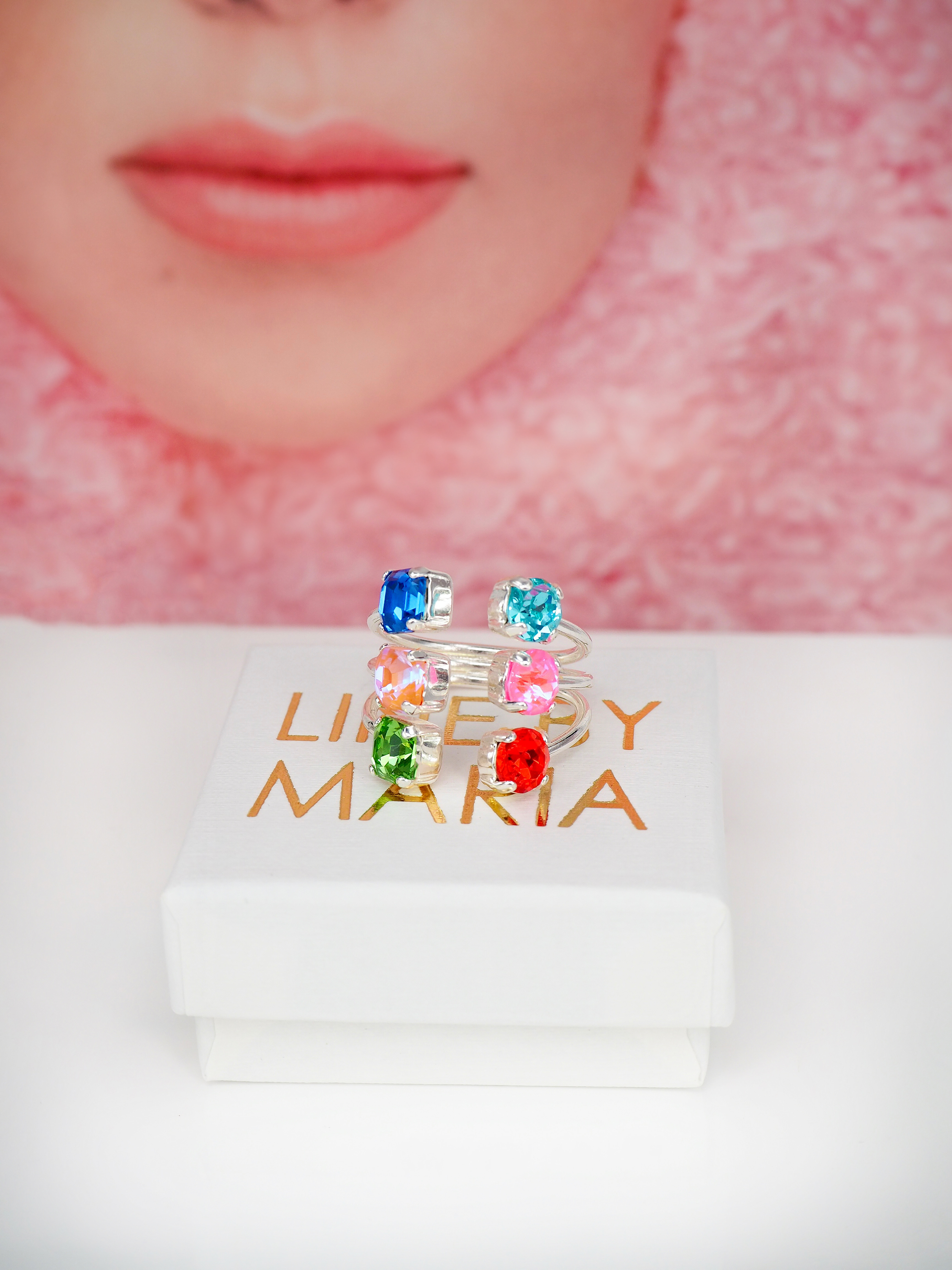 Ring Melina Color Crush Silver