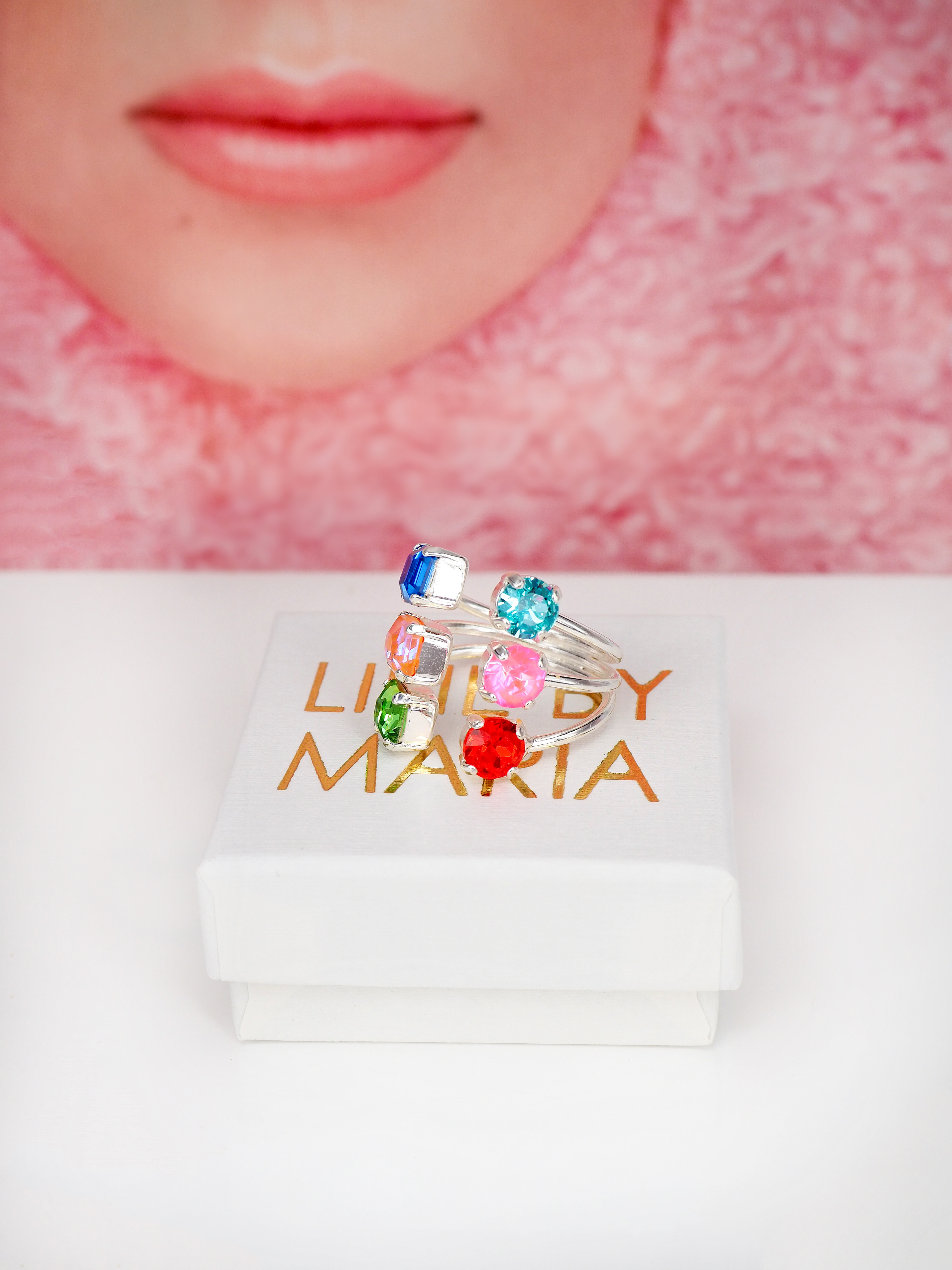 Ring Melina Color Crush Silver - 2