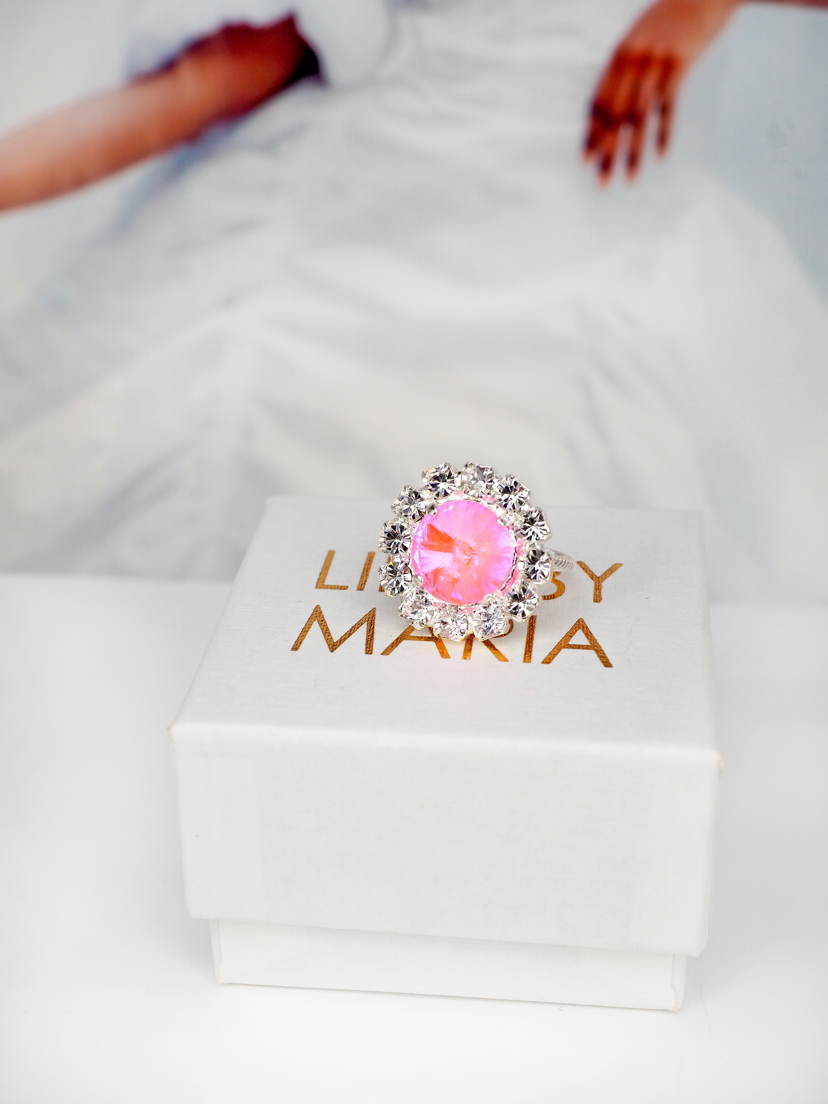 Ring Meghan Powder Rose Delite Silver - 2