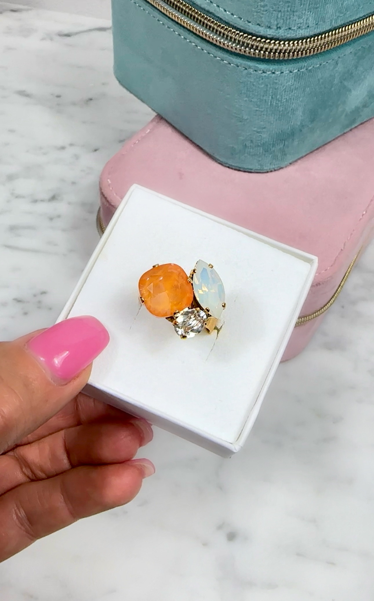 Ring Cruz Mango combo Gold