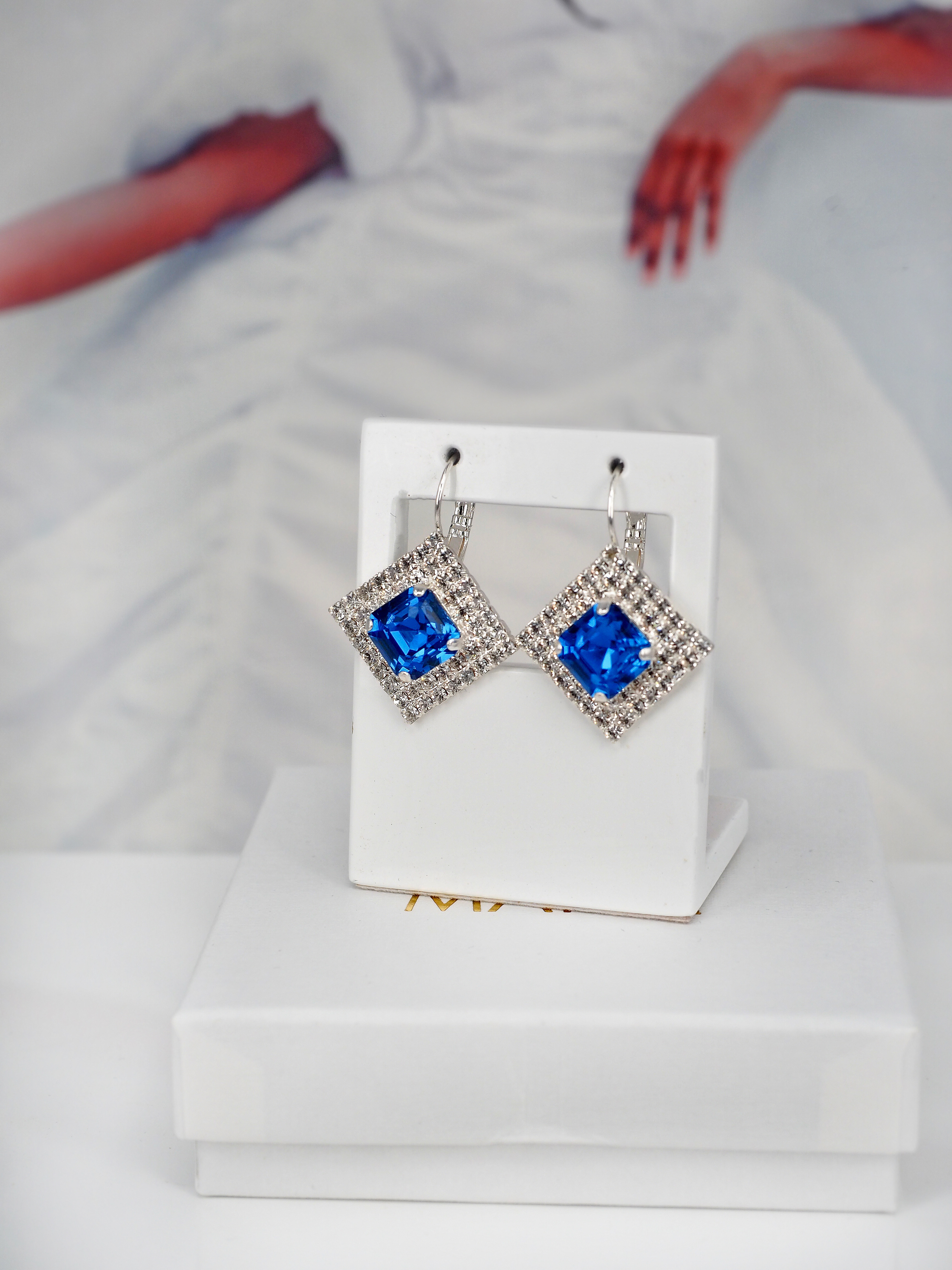 Earring Hazel Sapphire Silver