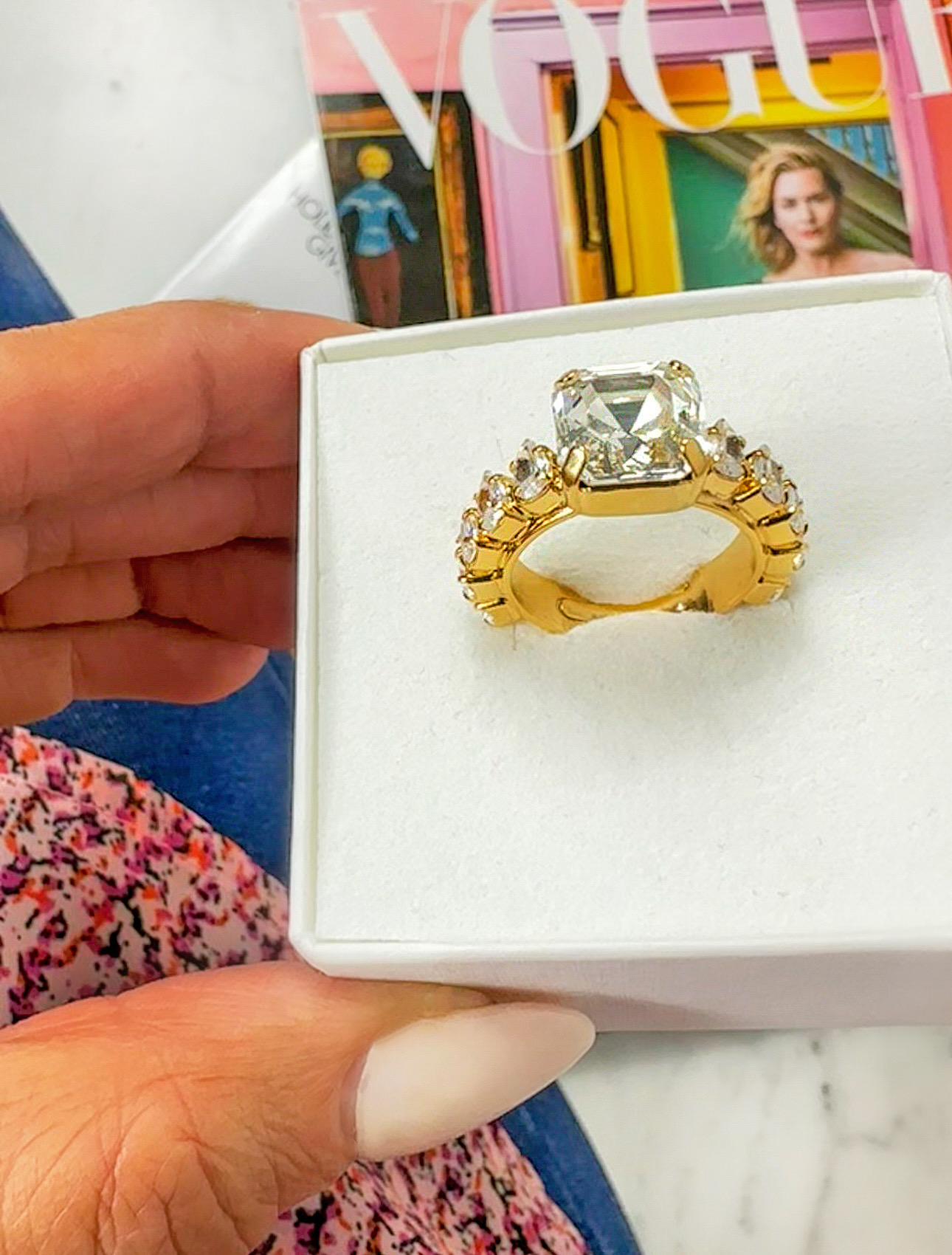 Ring Marilyn Clear Gold - 3
