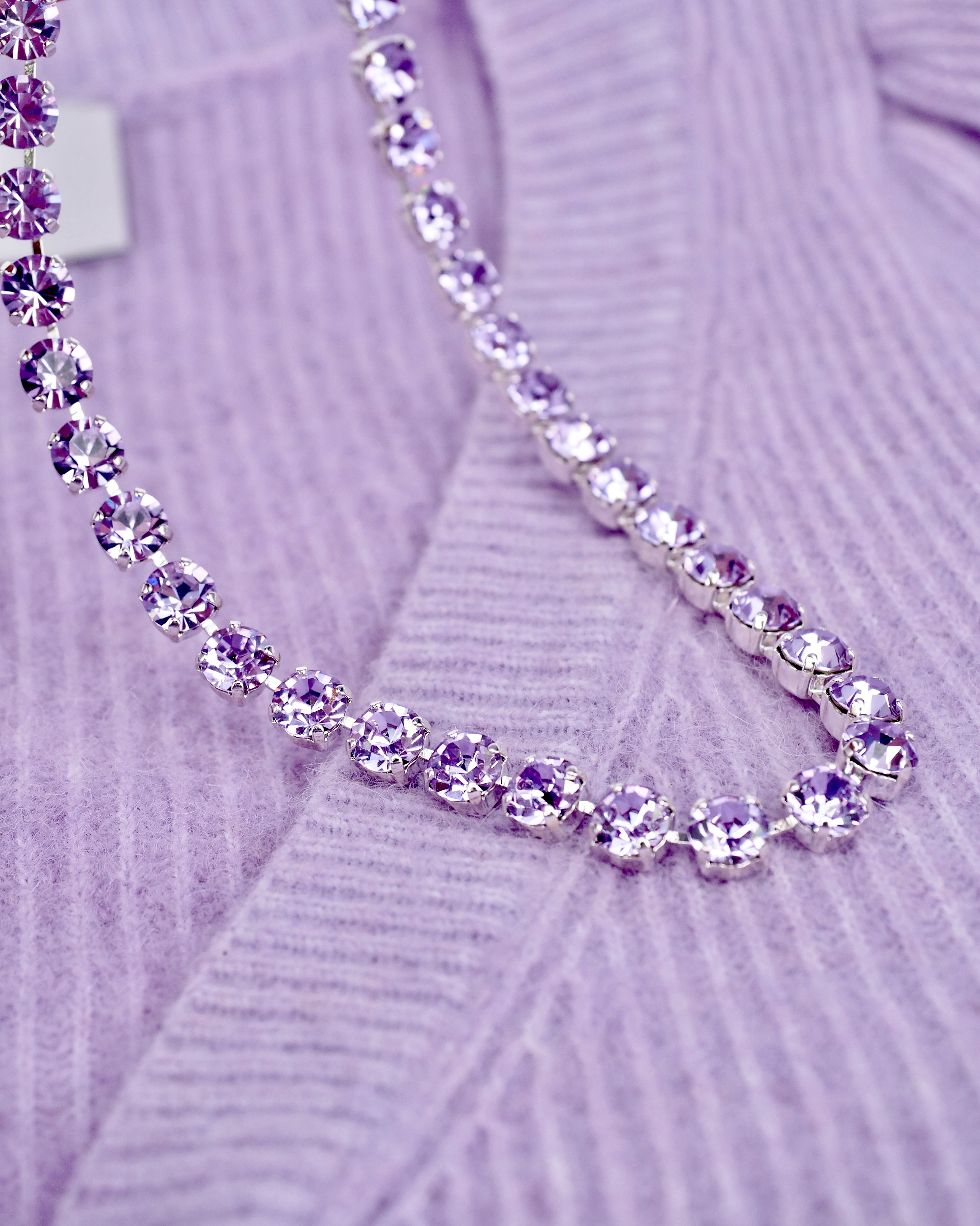 Halsband Maya Violet Silver - 3