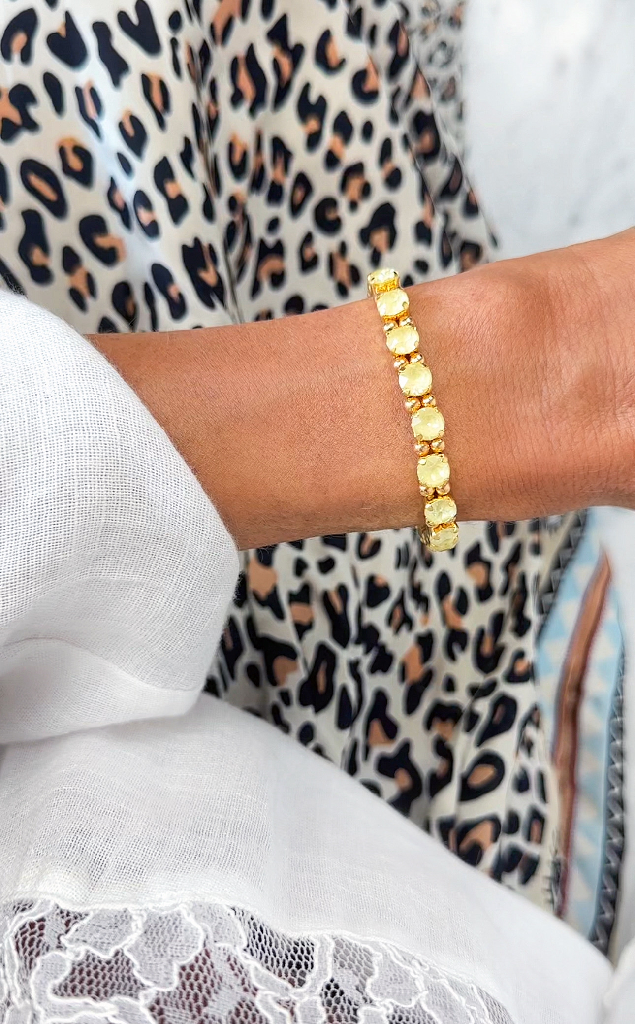 Armband Maxine Soft Yellow Ignite Gold