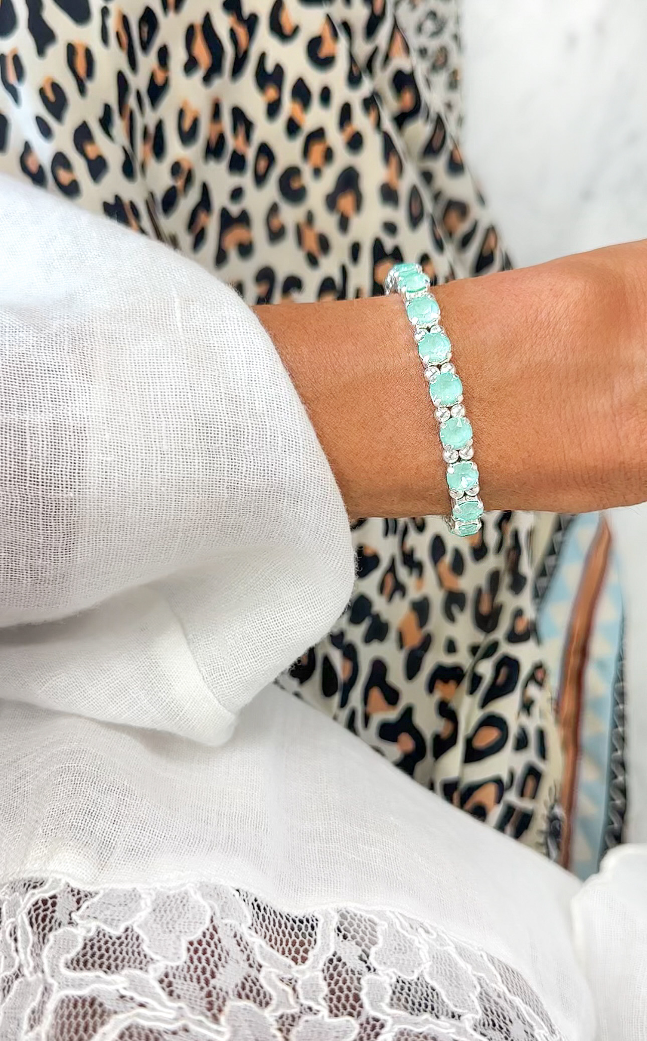 Armband Maxine Soft Mint Ignite Silver