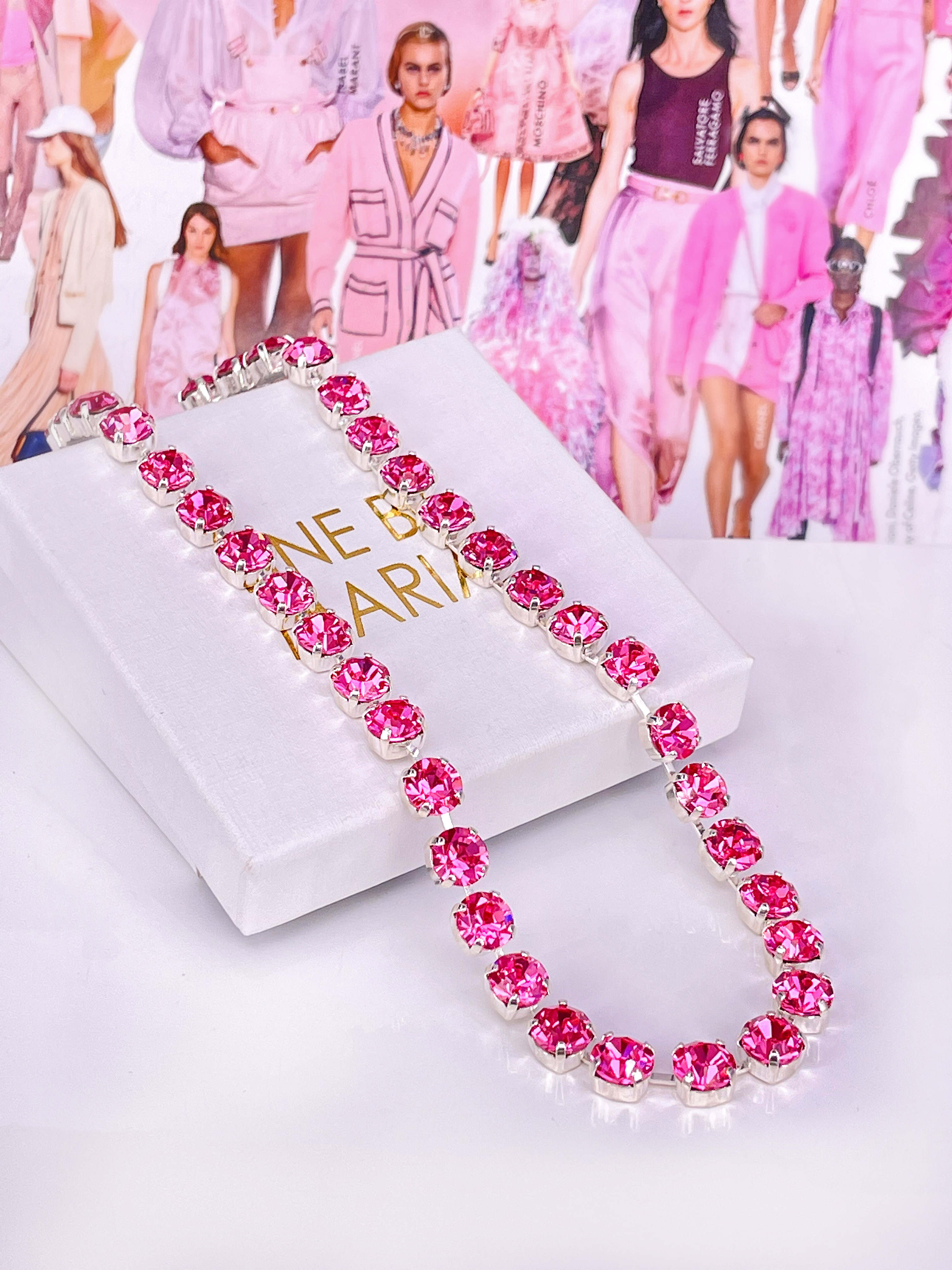 Necklace Maya Rose Silver