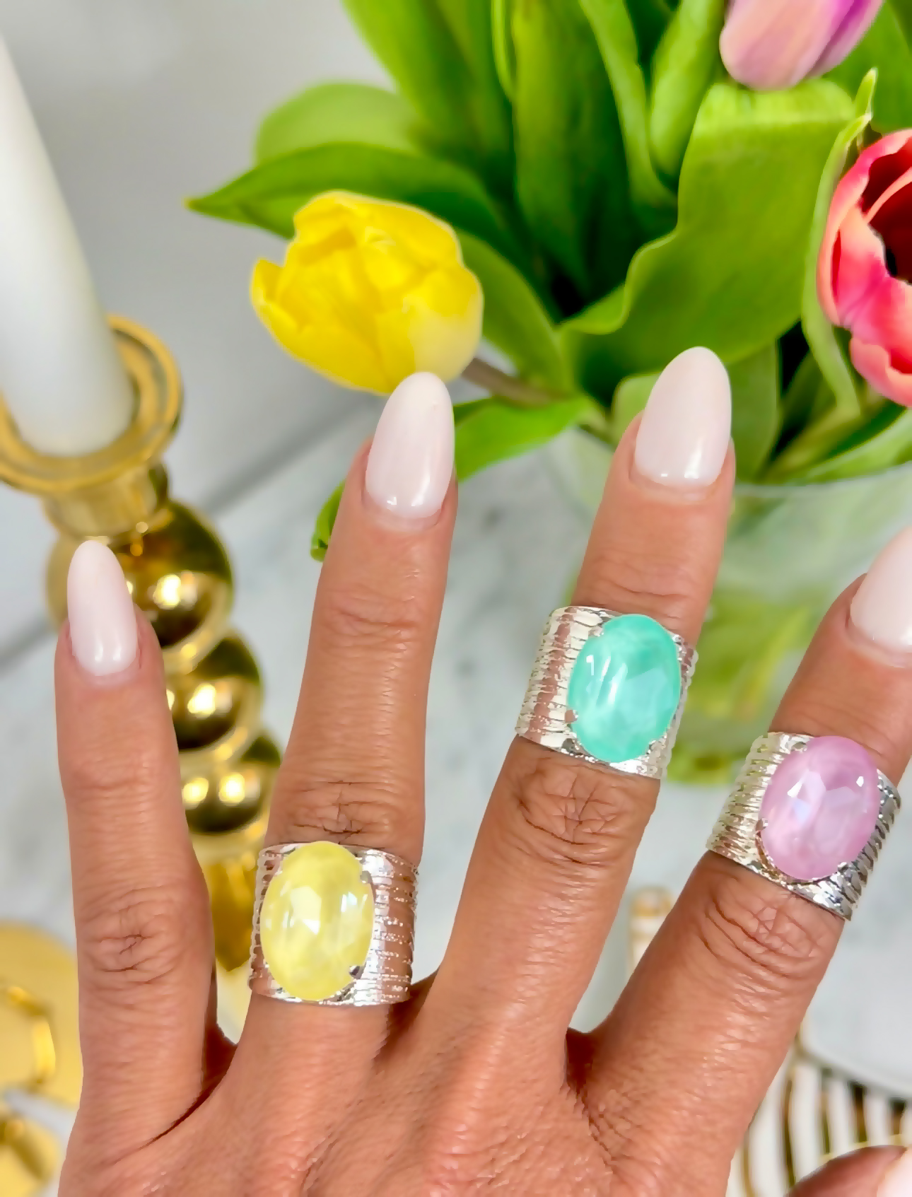 Ring Cleo Soft Rose Ignite Silver - 3