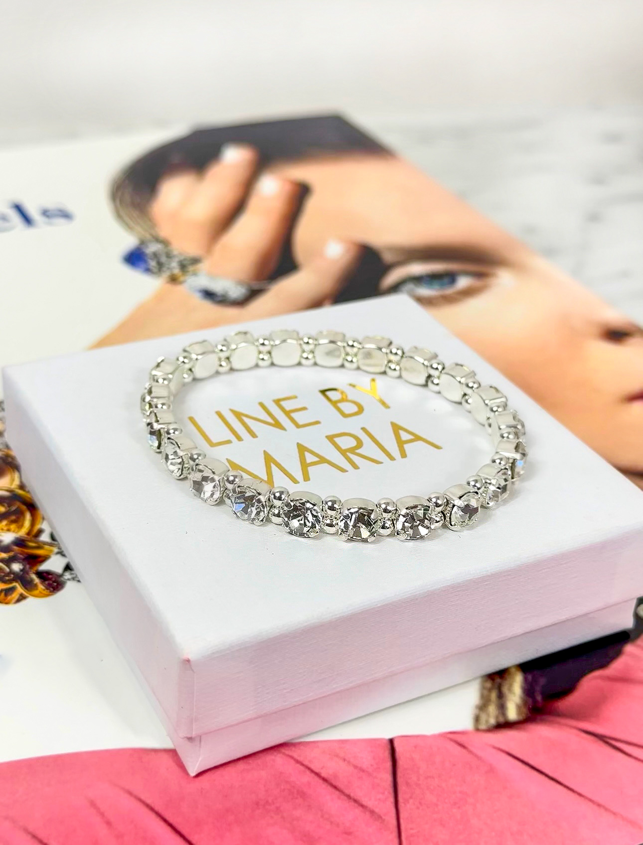 Bracelet Maxine Clear Silver