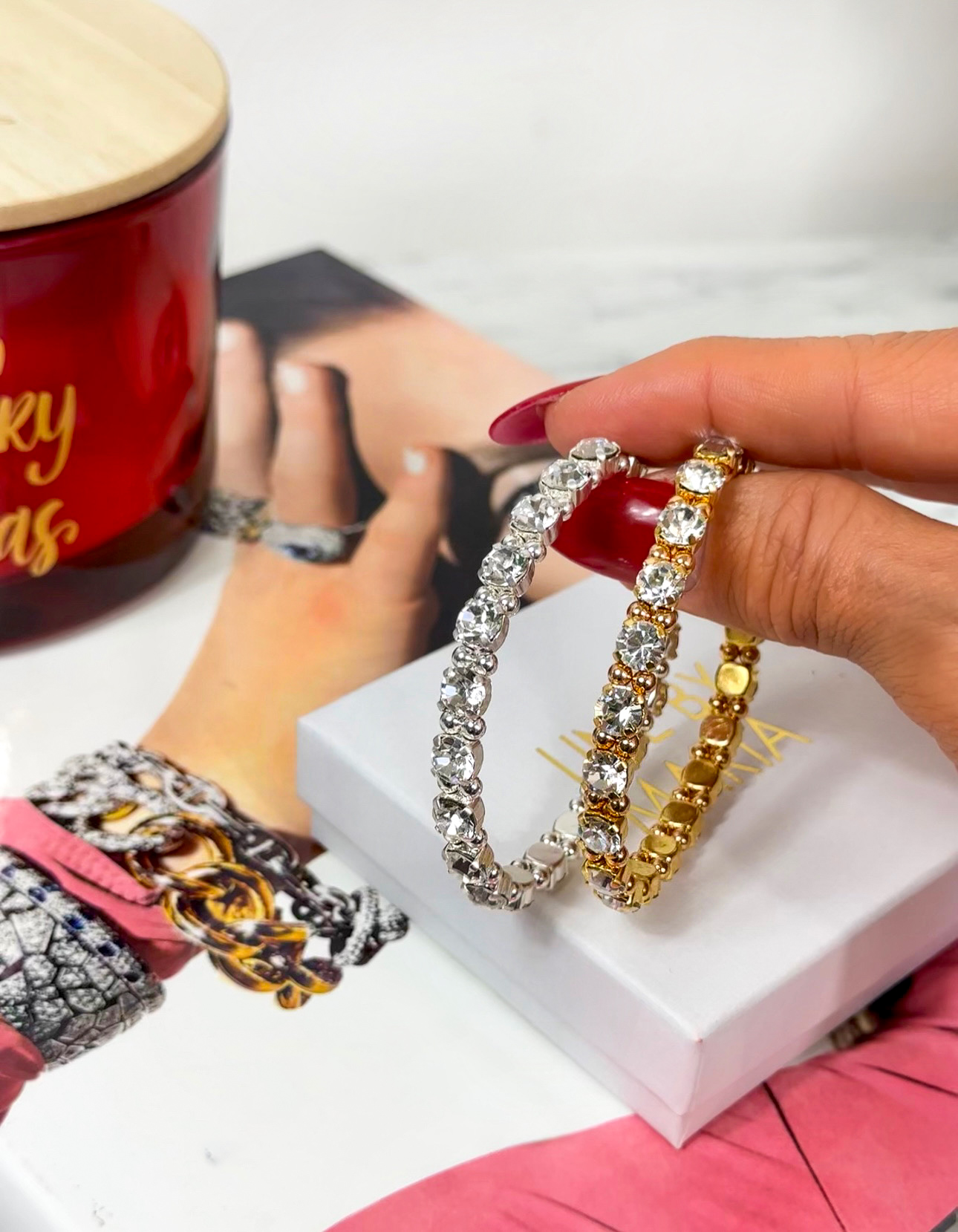 Bracelet Maxine Clear Silver - 4