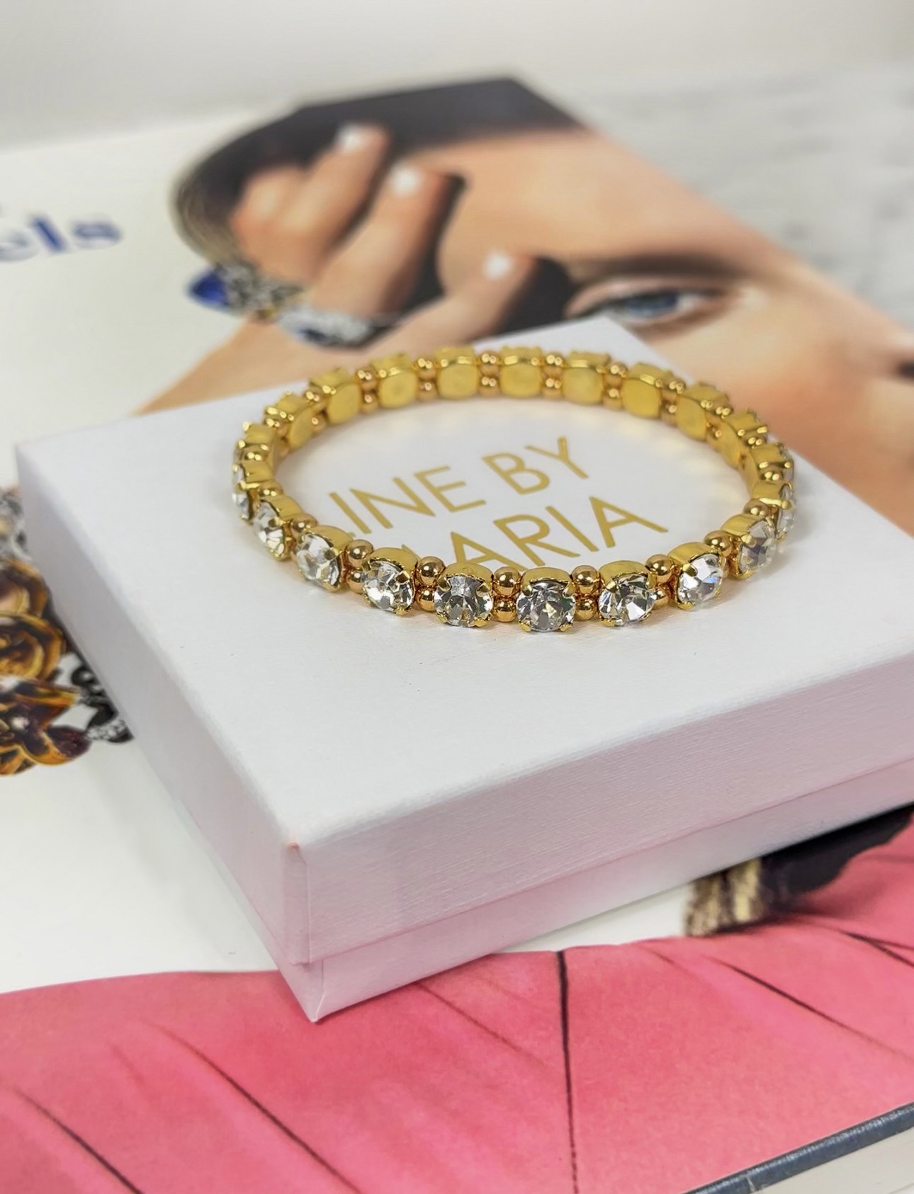 Bracelet Maxine Clear Gold