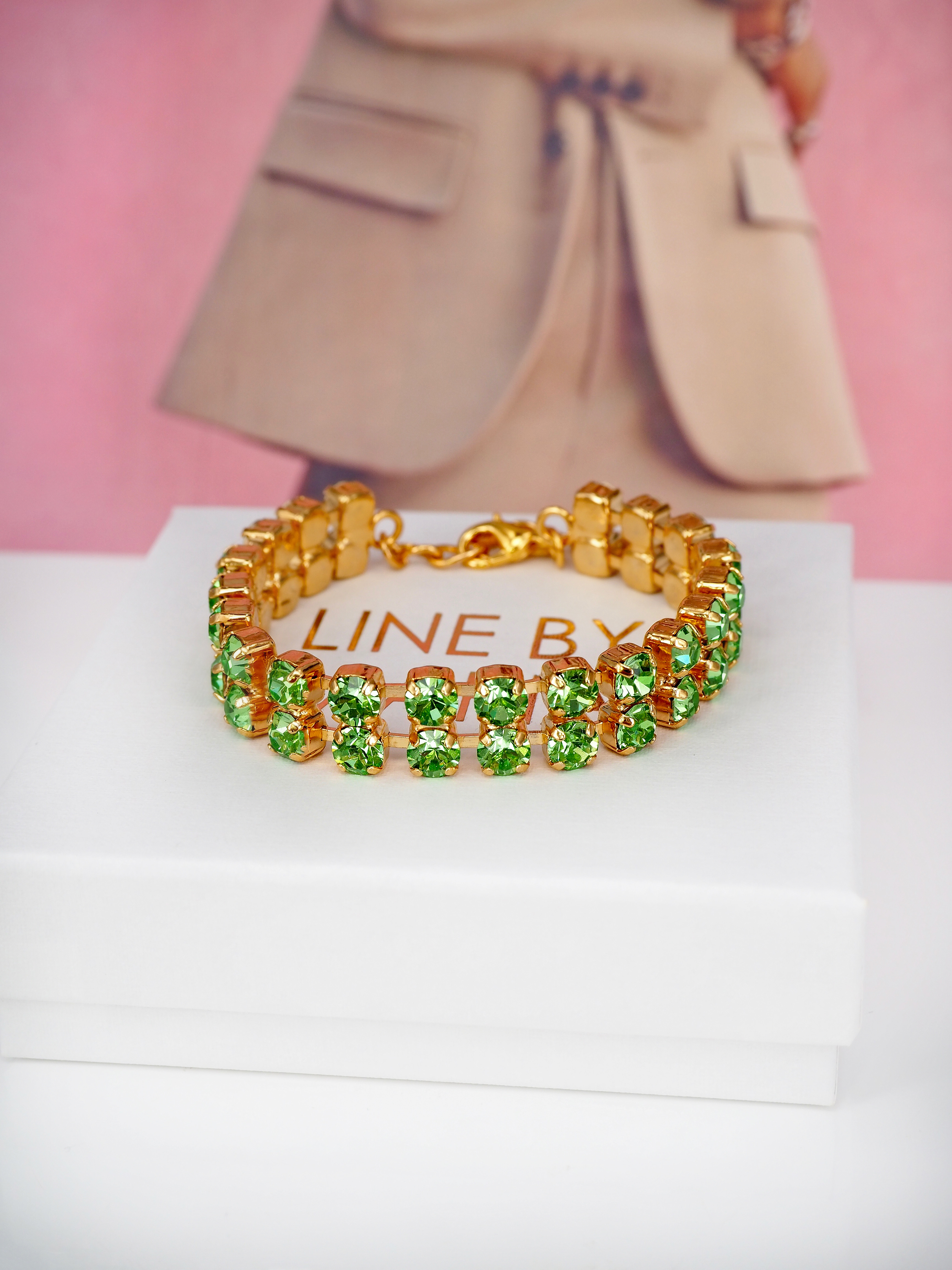 Peridot bracelet tiffany Clearance