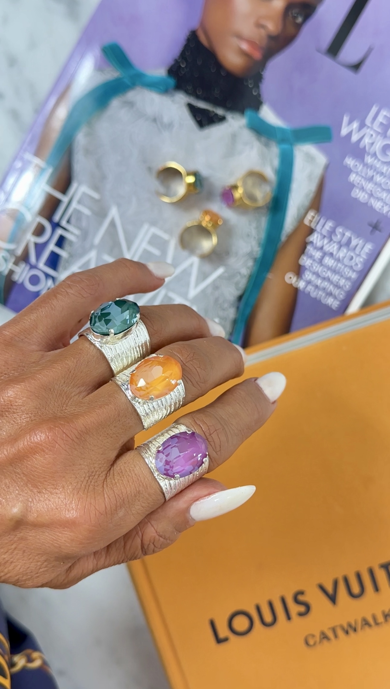 Ring Cleo Orchid Ignite Silver - 2