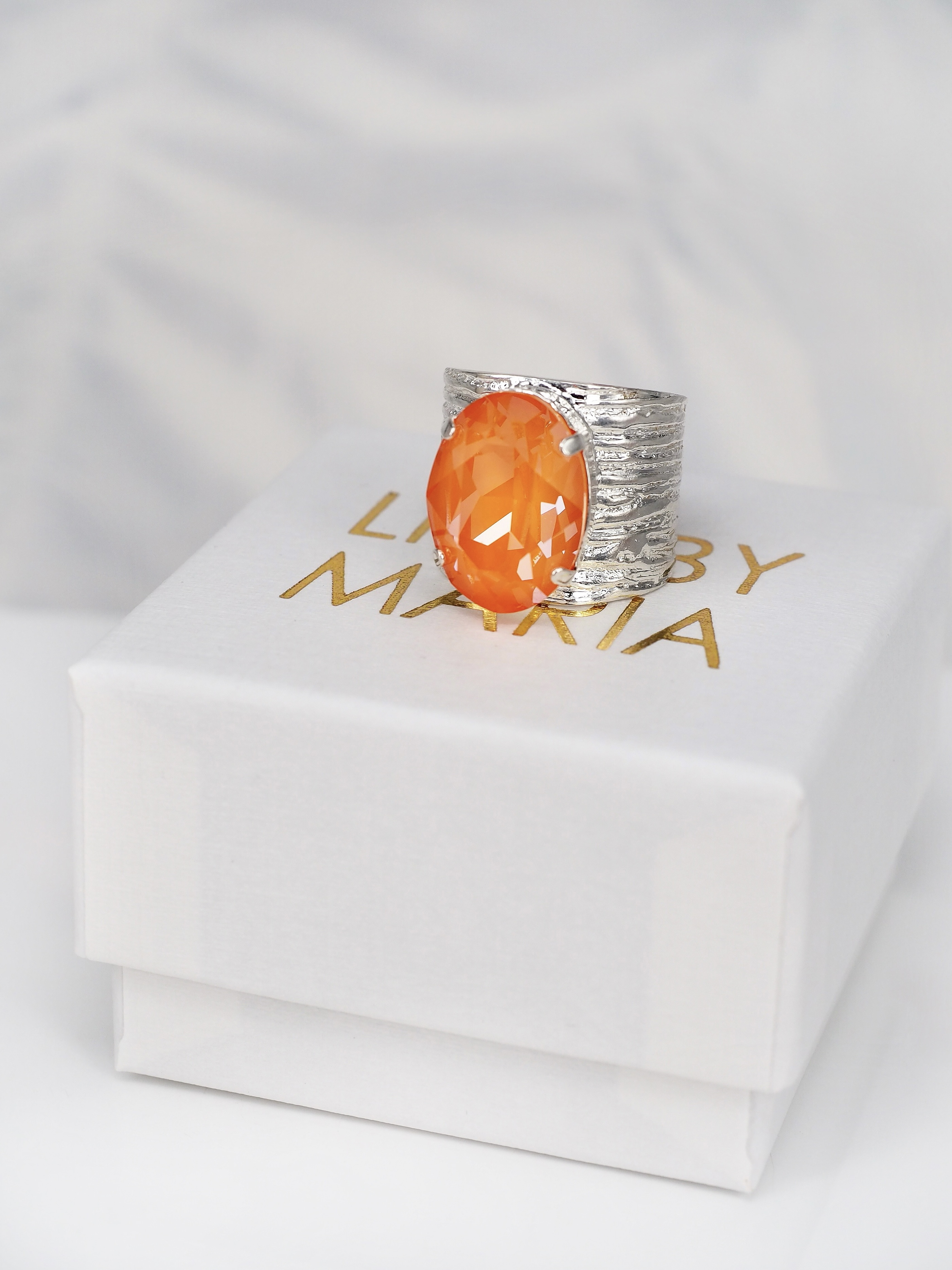 Ring Cleo Mango Ignite Silver