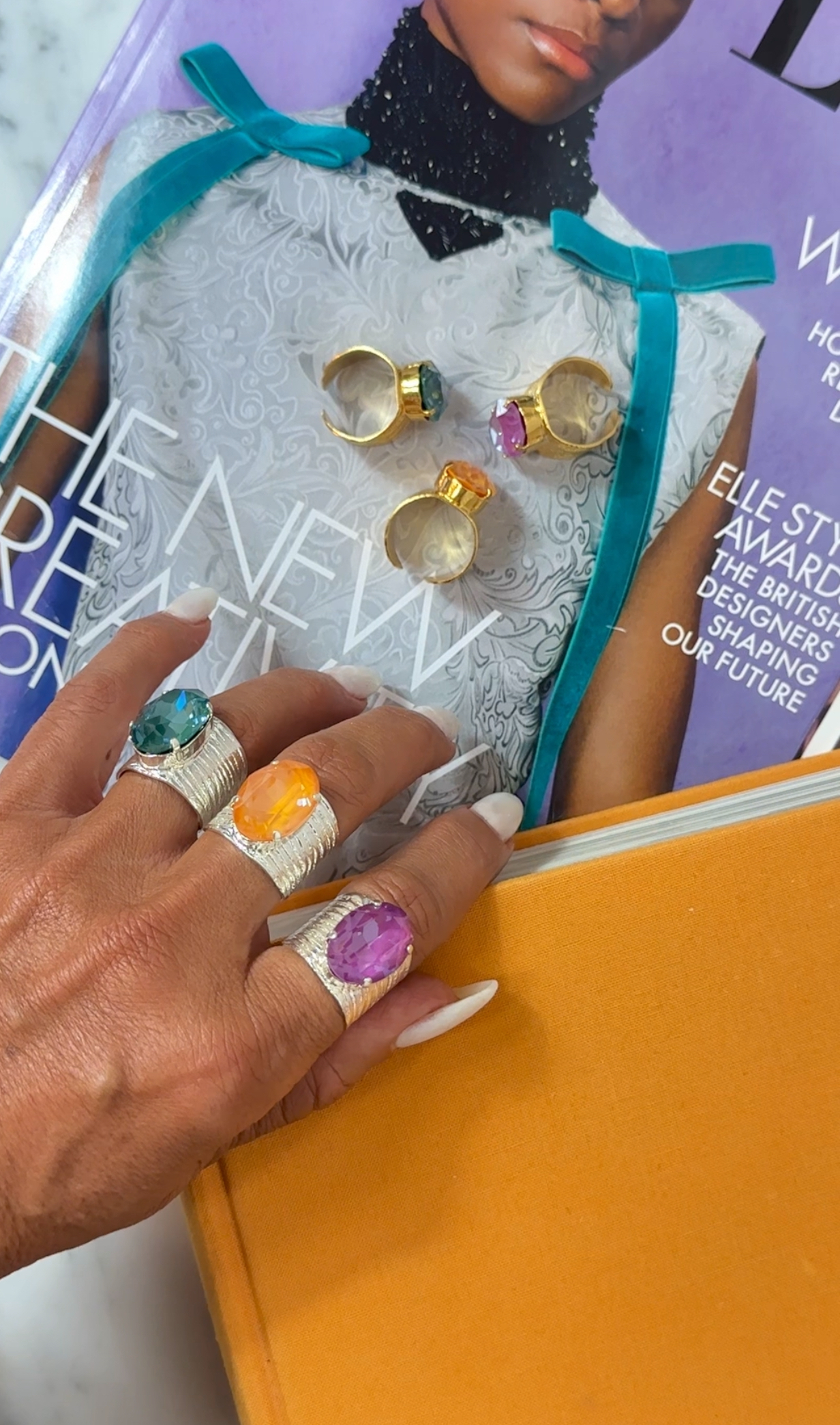 Ring Cleo Mango Ignite Silver - 3