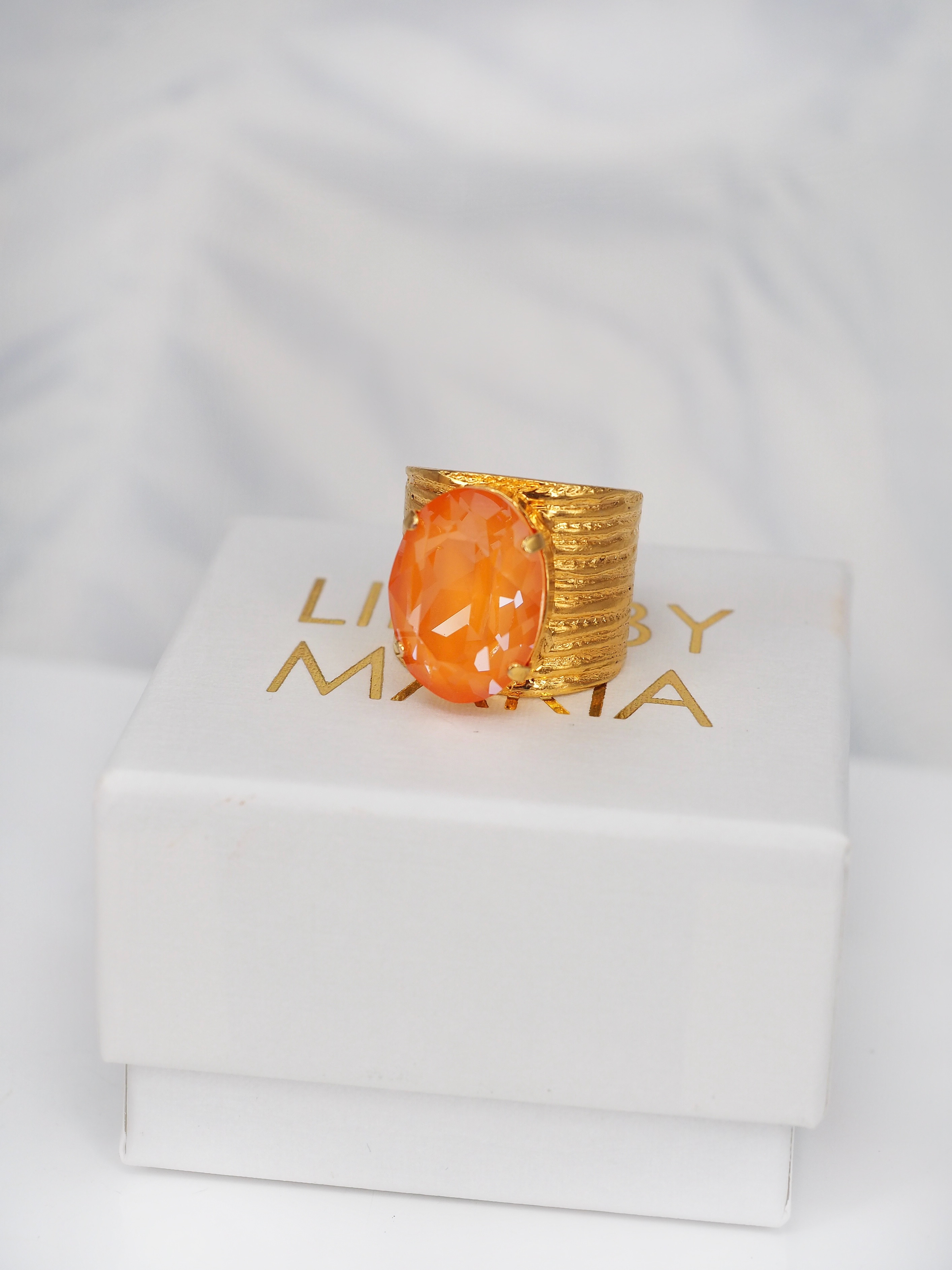 Ring Cleo Mango Ignite Gold