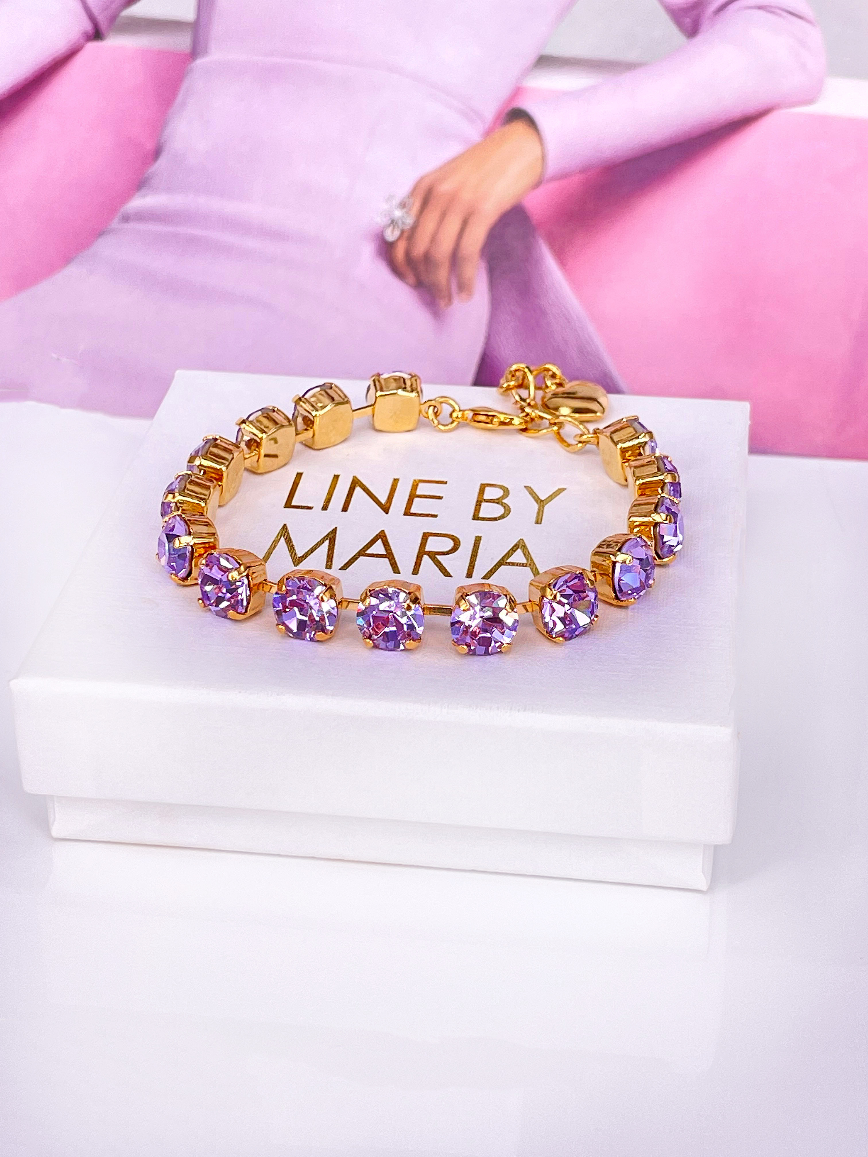 Armband Maya Violet Gold