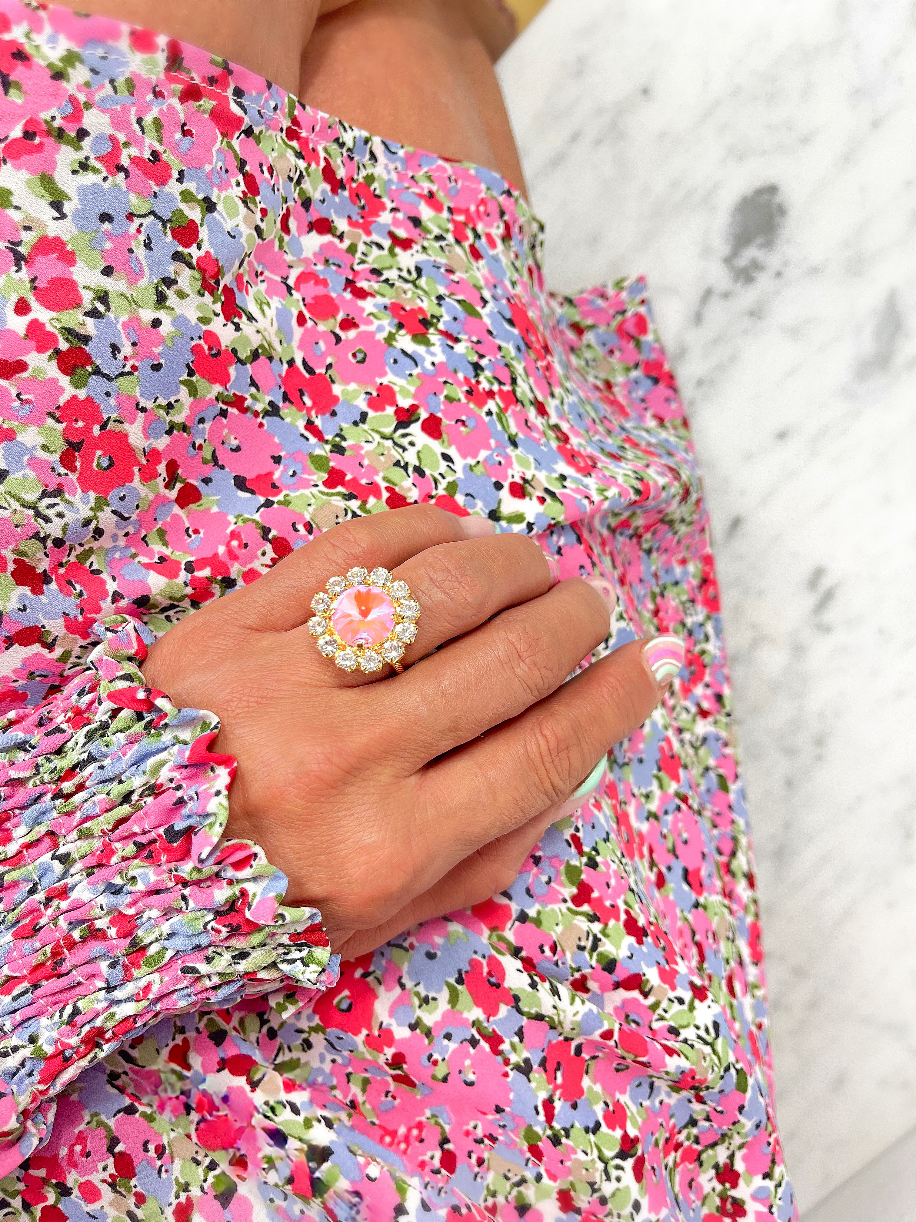 Ring Meghan Powder Rose Delite Gold - 2