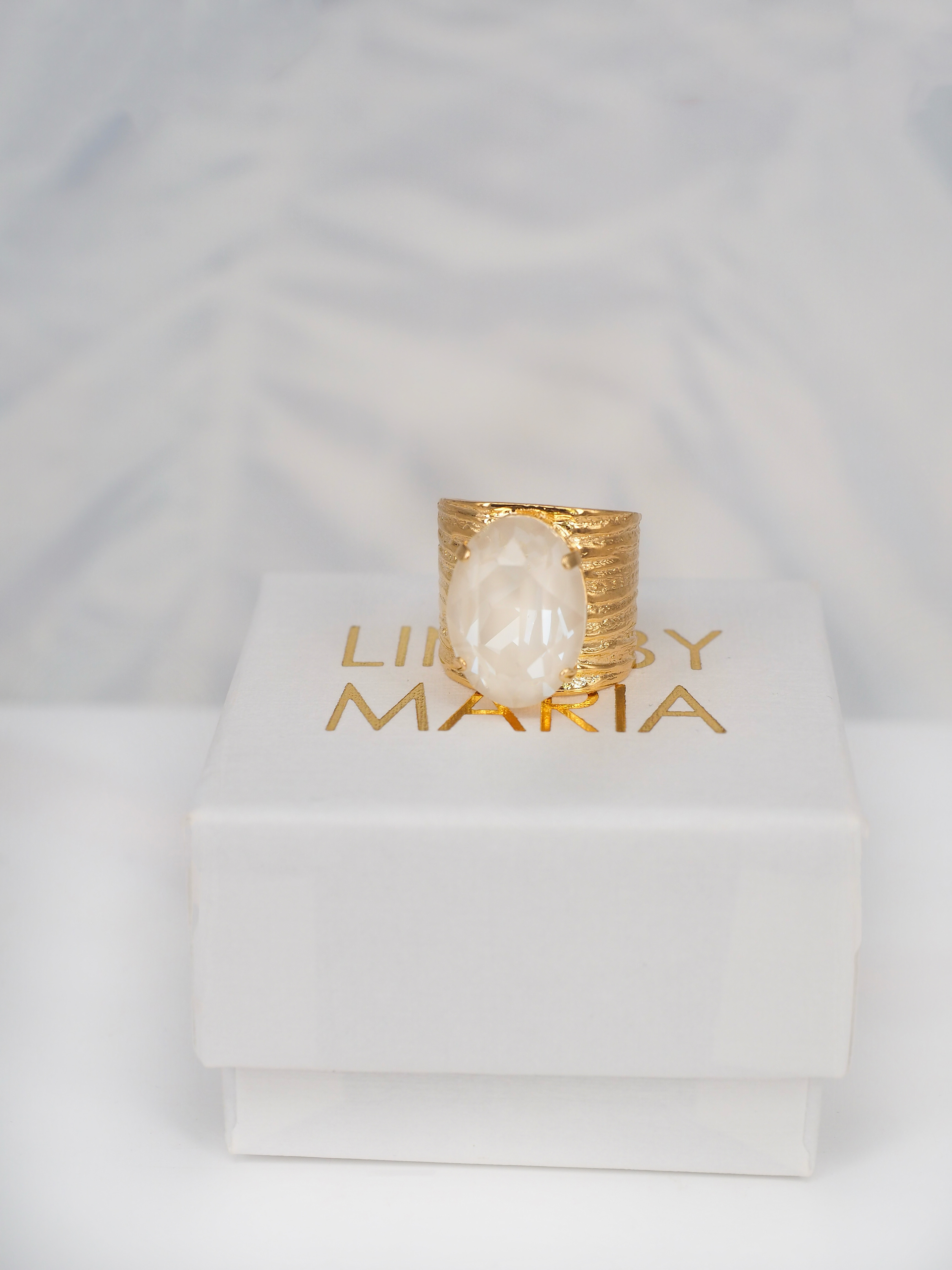 Ring Cleo Linen Ignite Gold