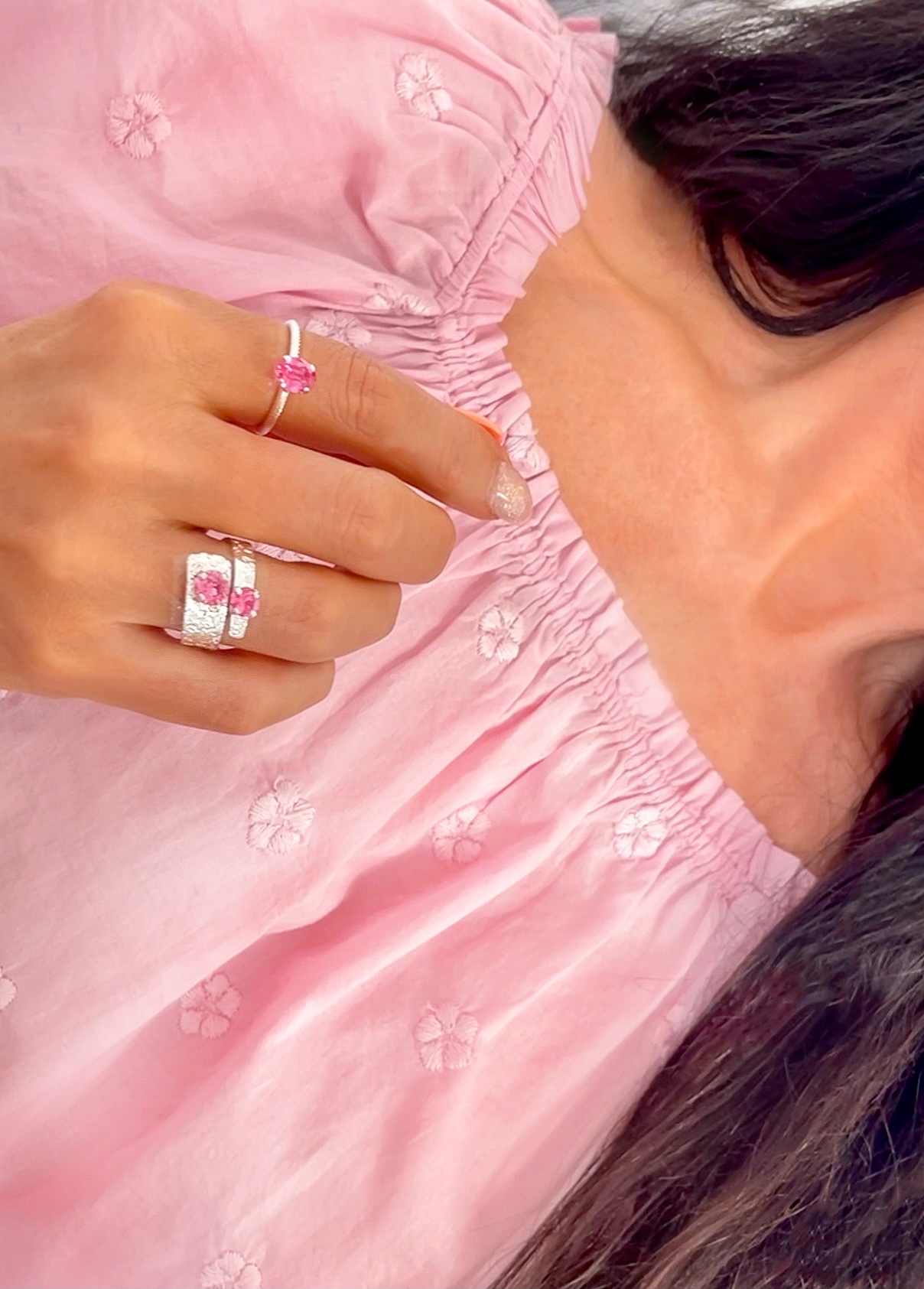 Ring Tess Rose Silver - 3
