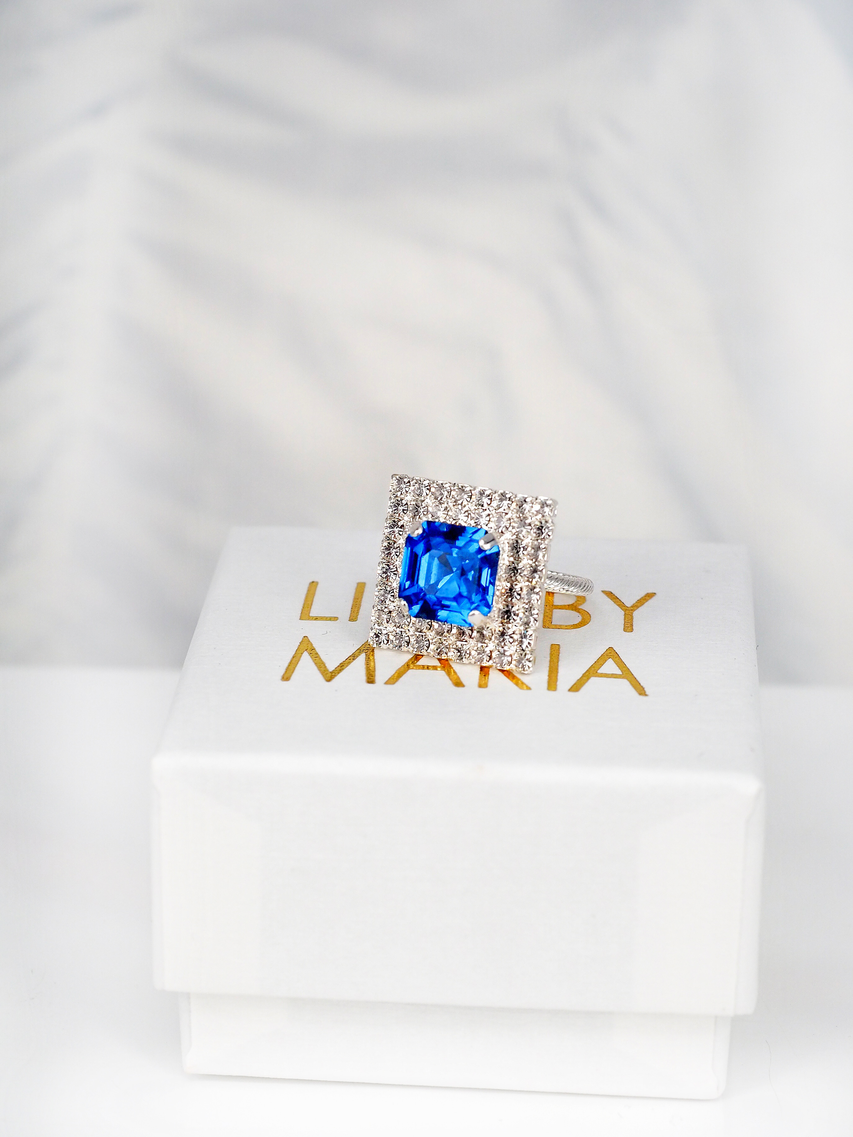 Ring Hazel Sapphire  Silver