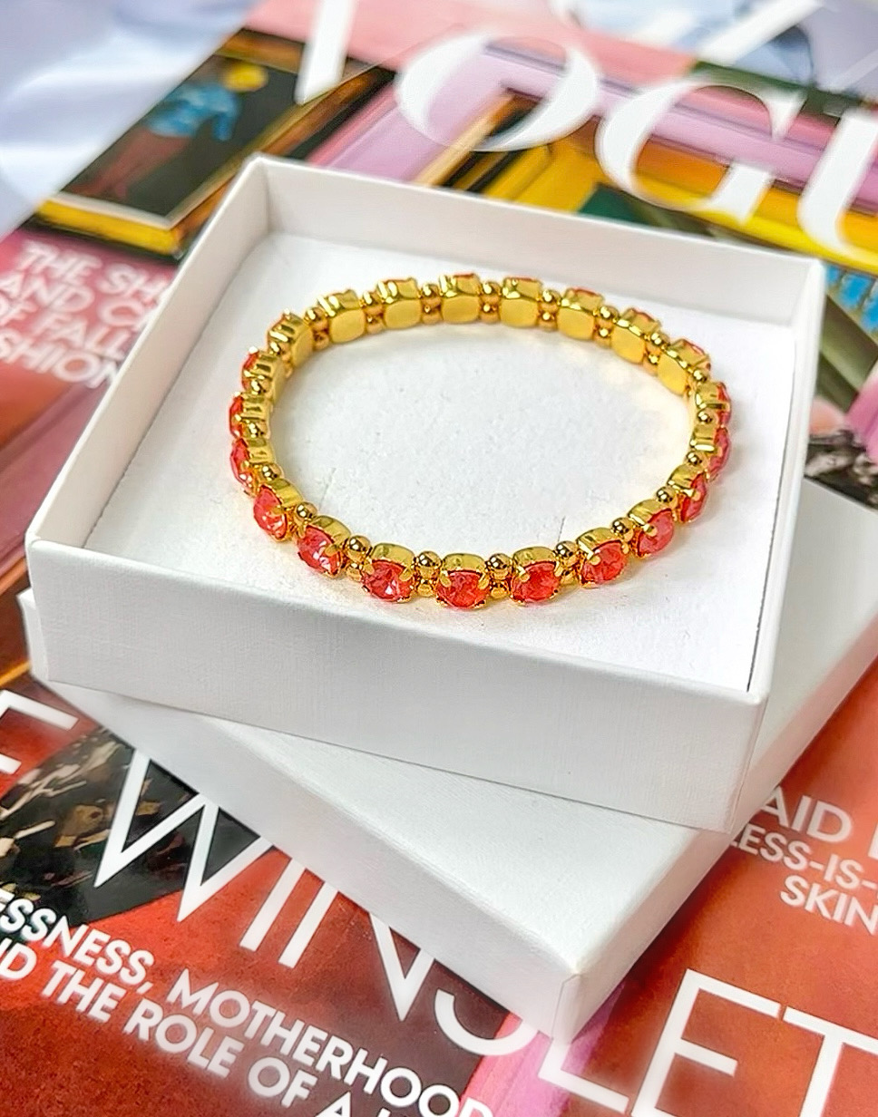 Armband Maxine Orange Ignite Gold