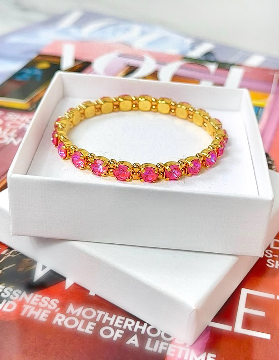 Bracelet Maxine Lotus Pink Gold