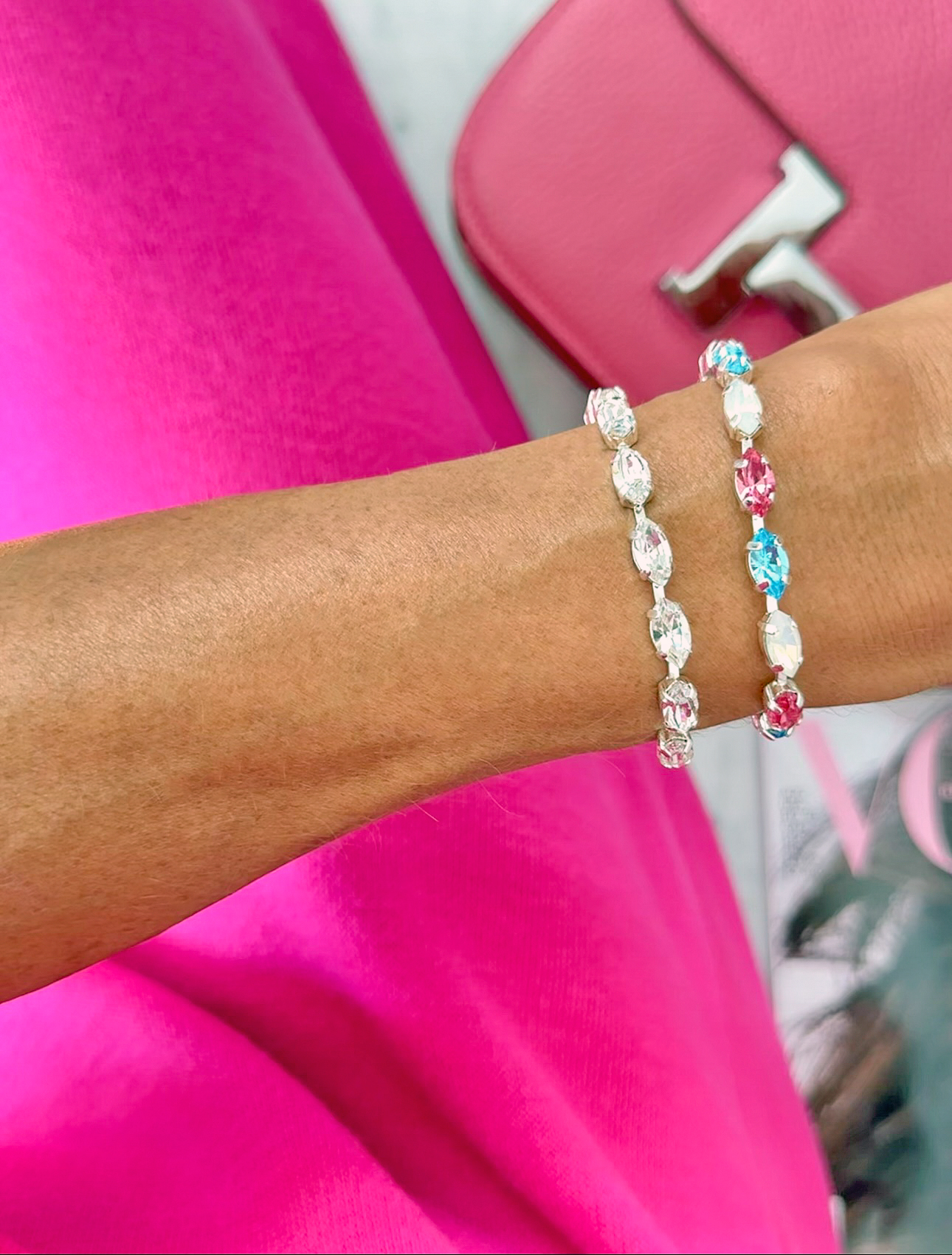 Bracelet Hannah Clear Crystal Silver - 2