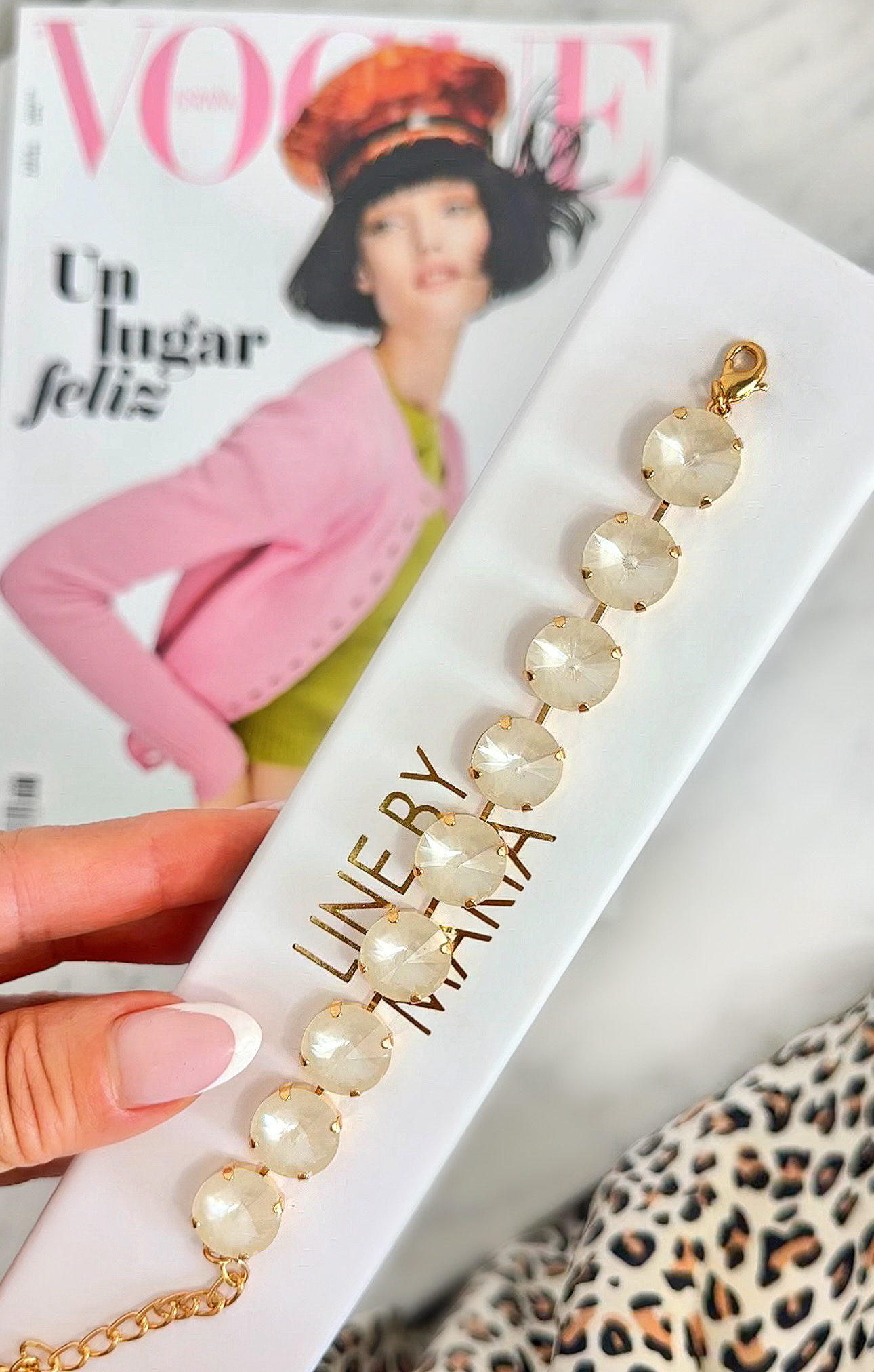 Armband Angelina Linen Ignite Gold