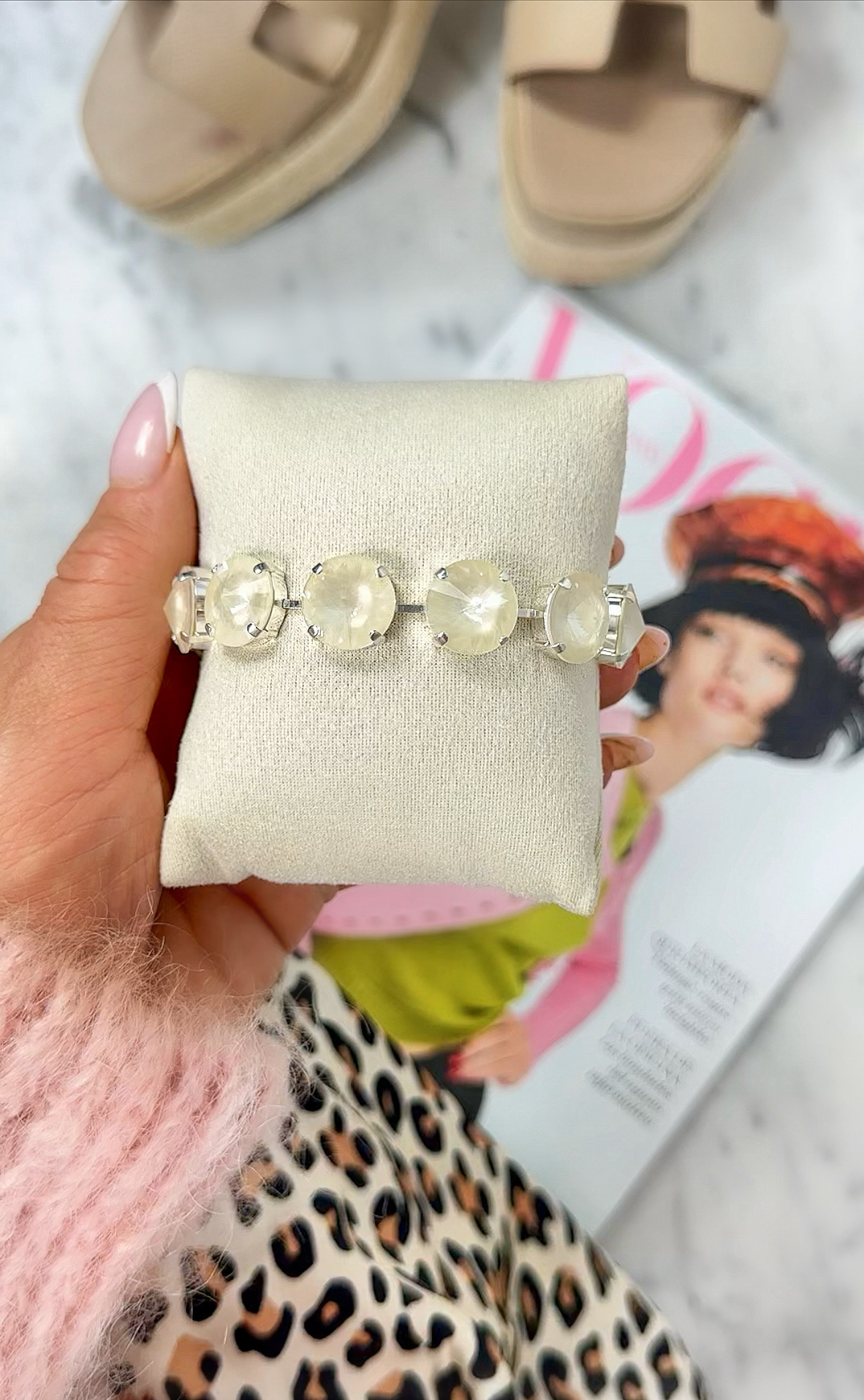 Armband Angelina Linen Ignite Silver