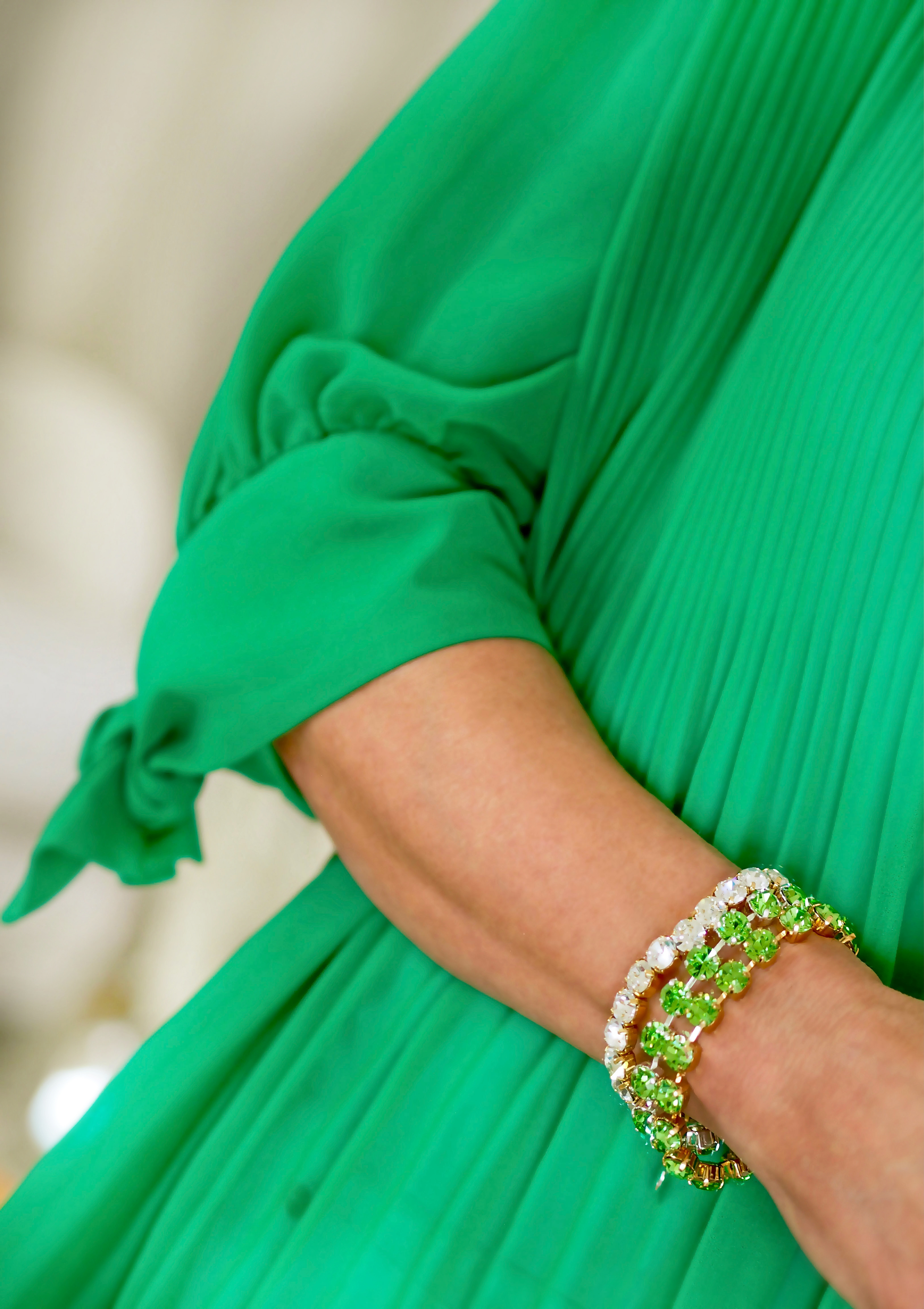 Bracelet Maya Peridot Gold - 2