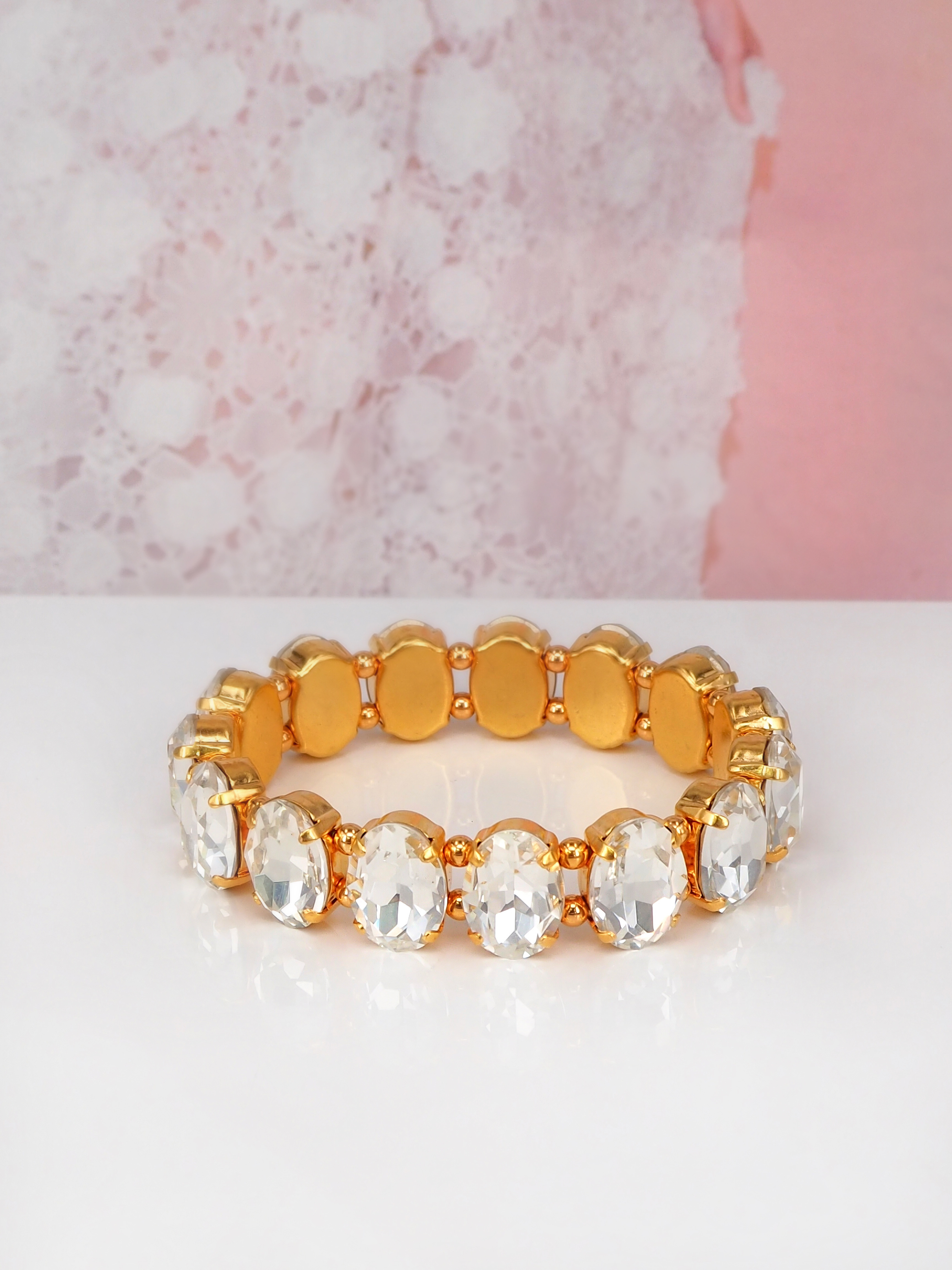 Armband Eliza Clear Gold