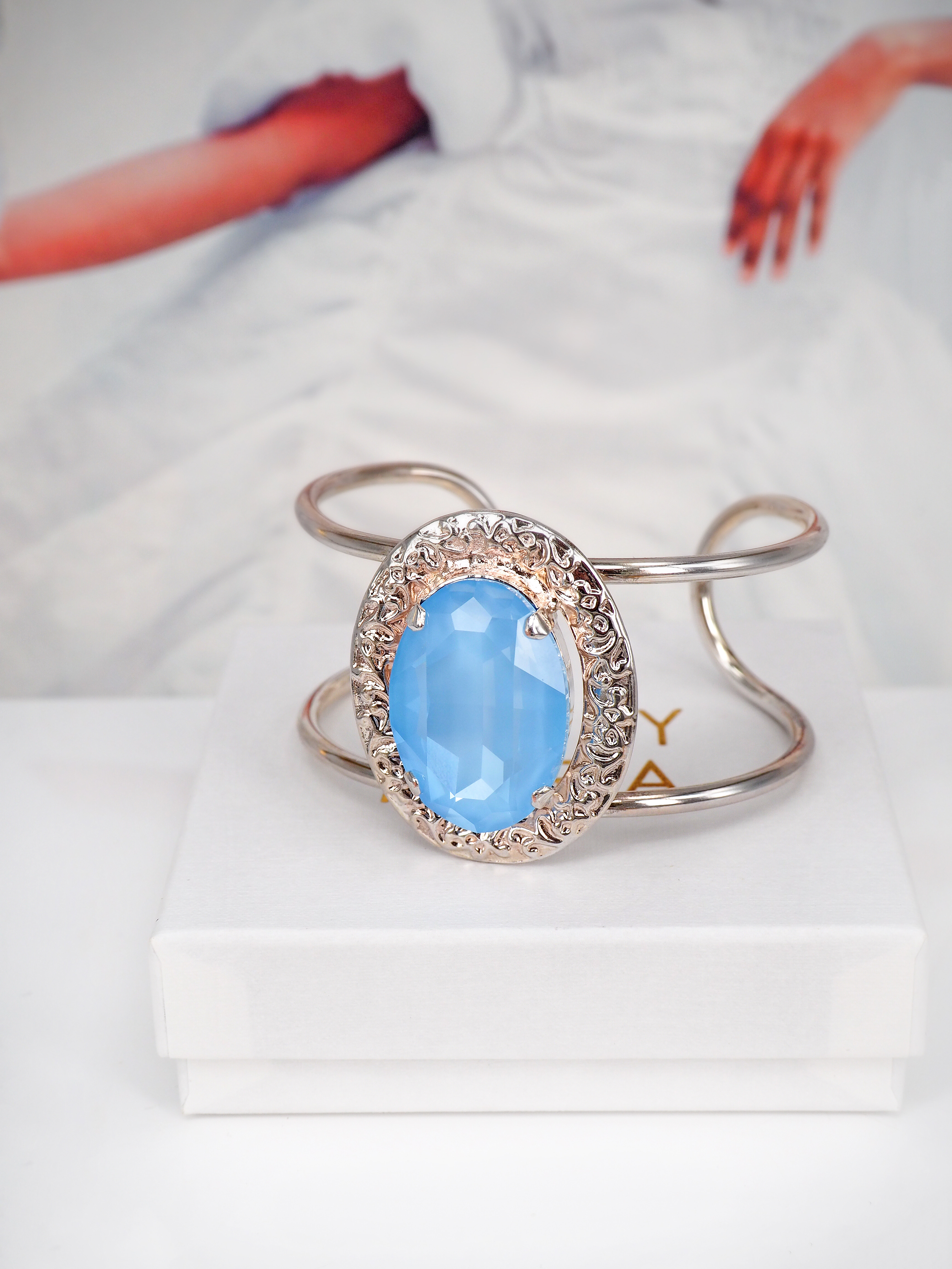 Armband Cuff Demi Sky Ignite Silver