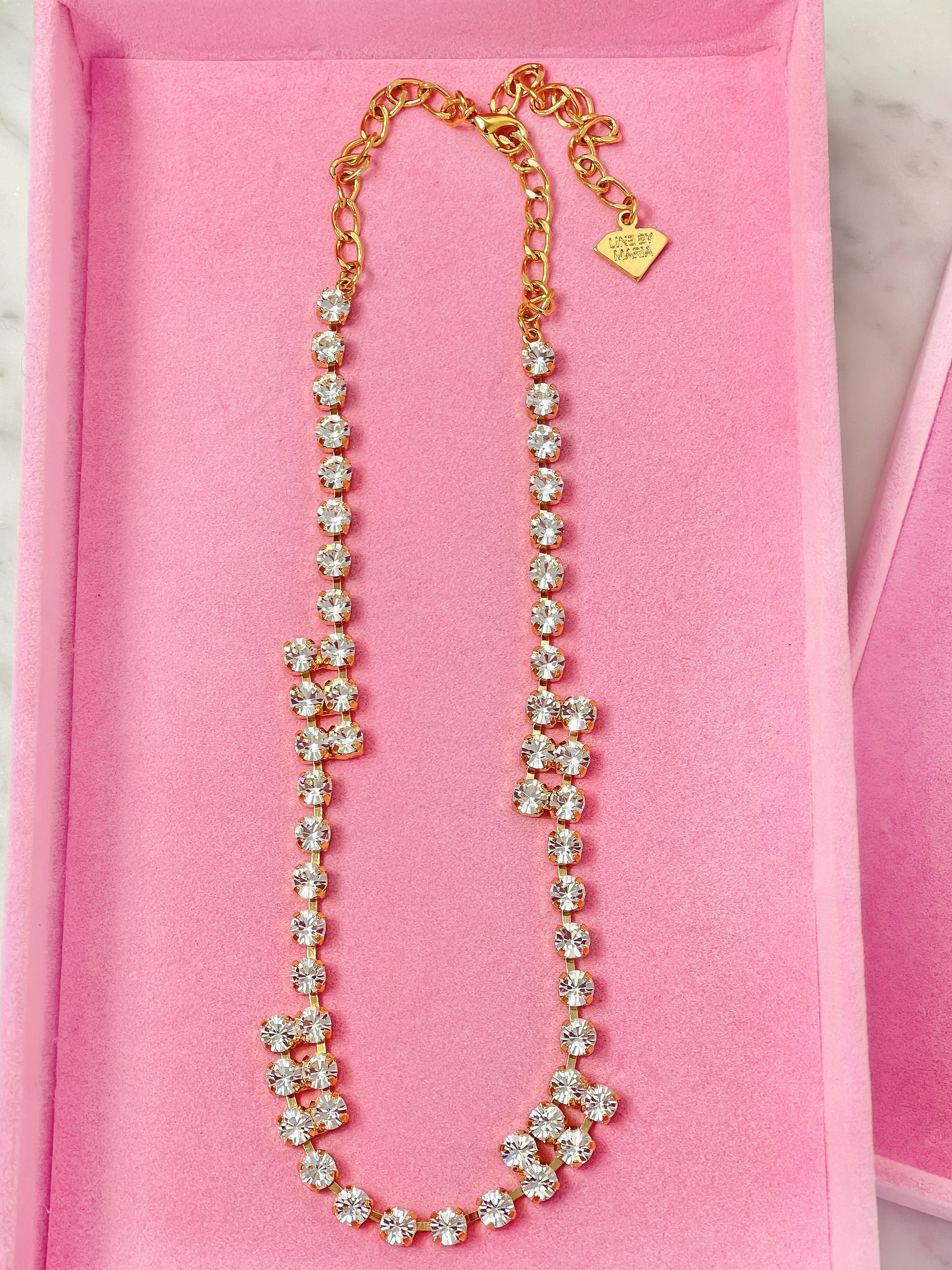 Halsband Tiffany Clear Gold