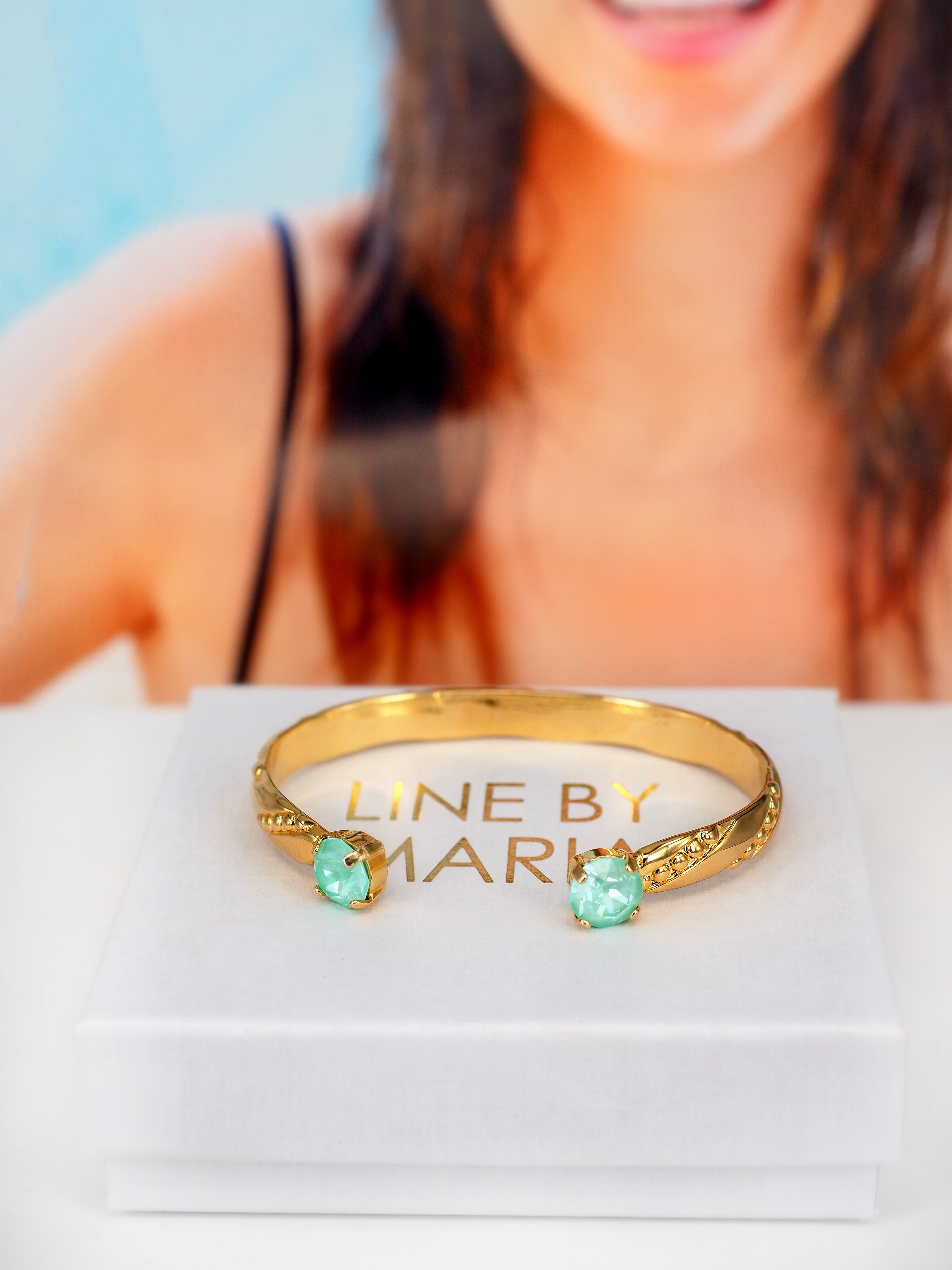 Armband Amy Soft Mint Ignite Gold