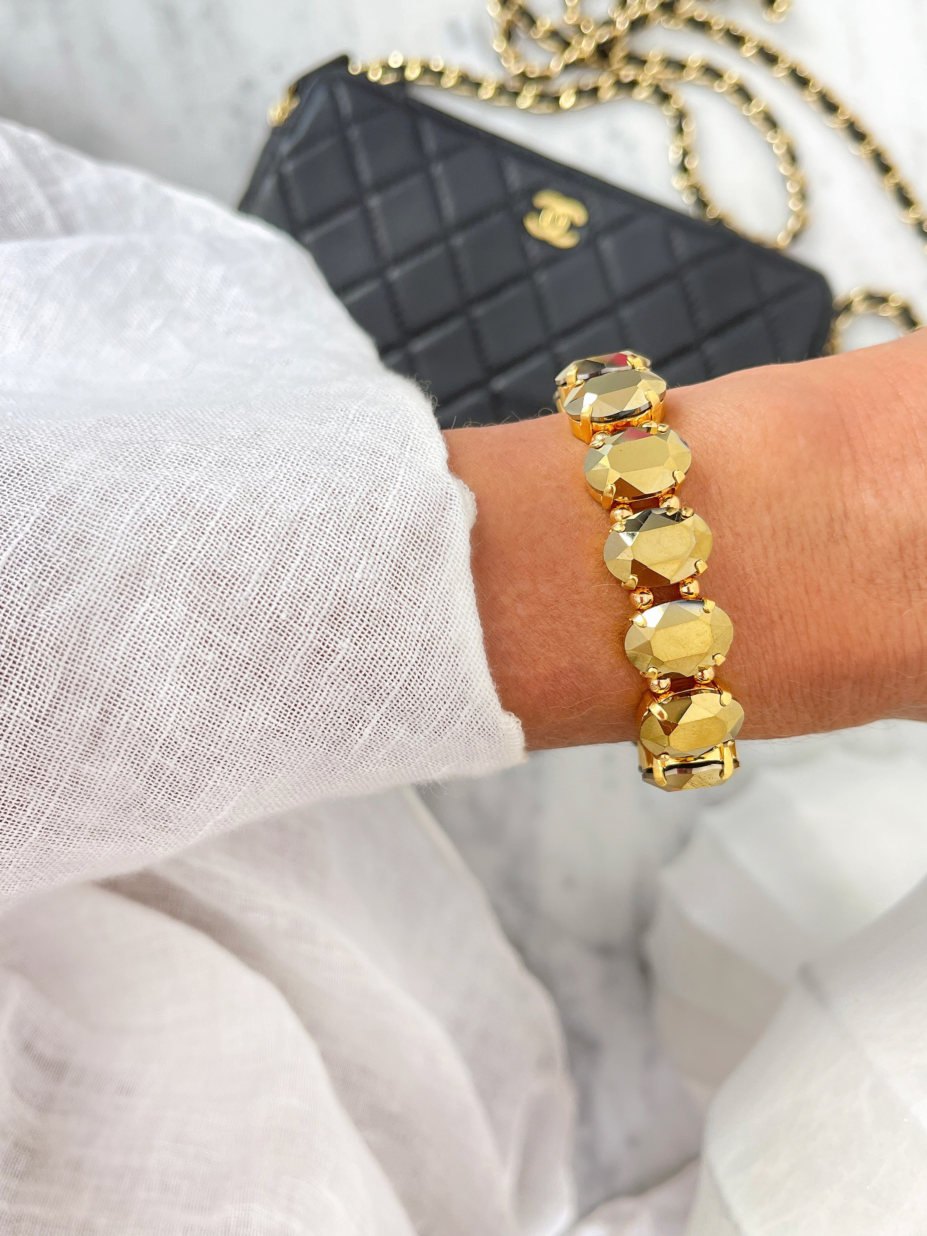 Armband Eliza Golden crystal Gold - 2