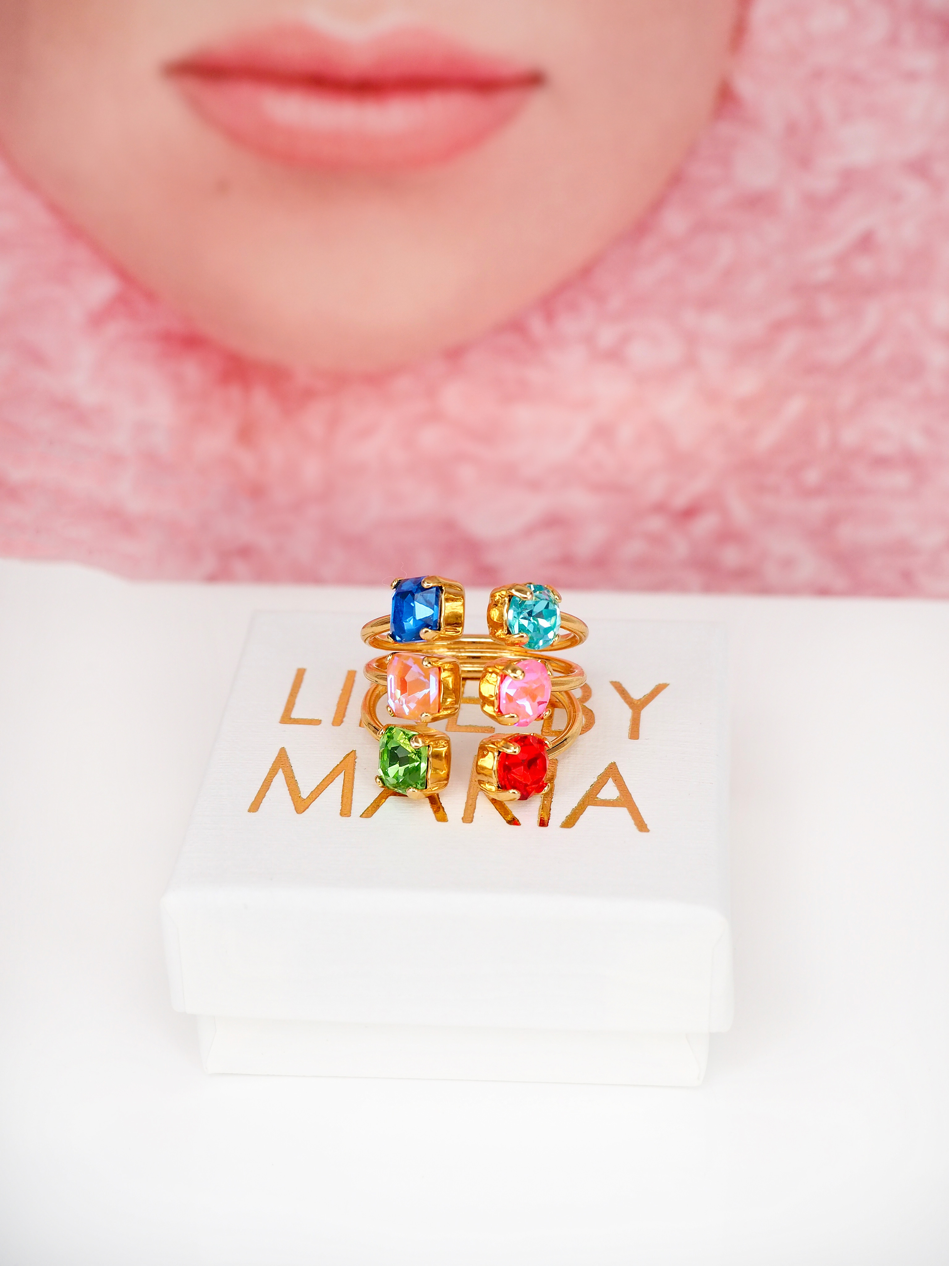 Ring Melina Color Crush Gold