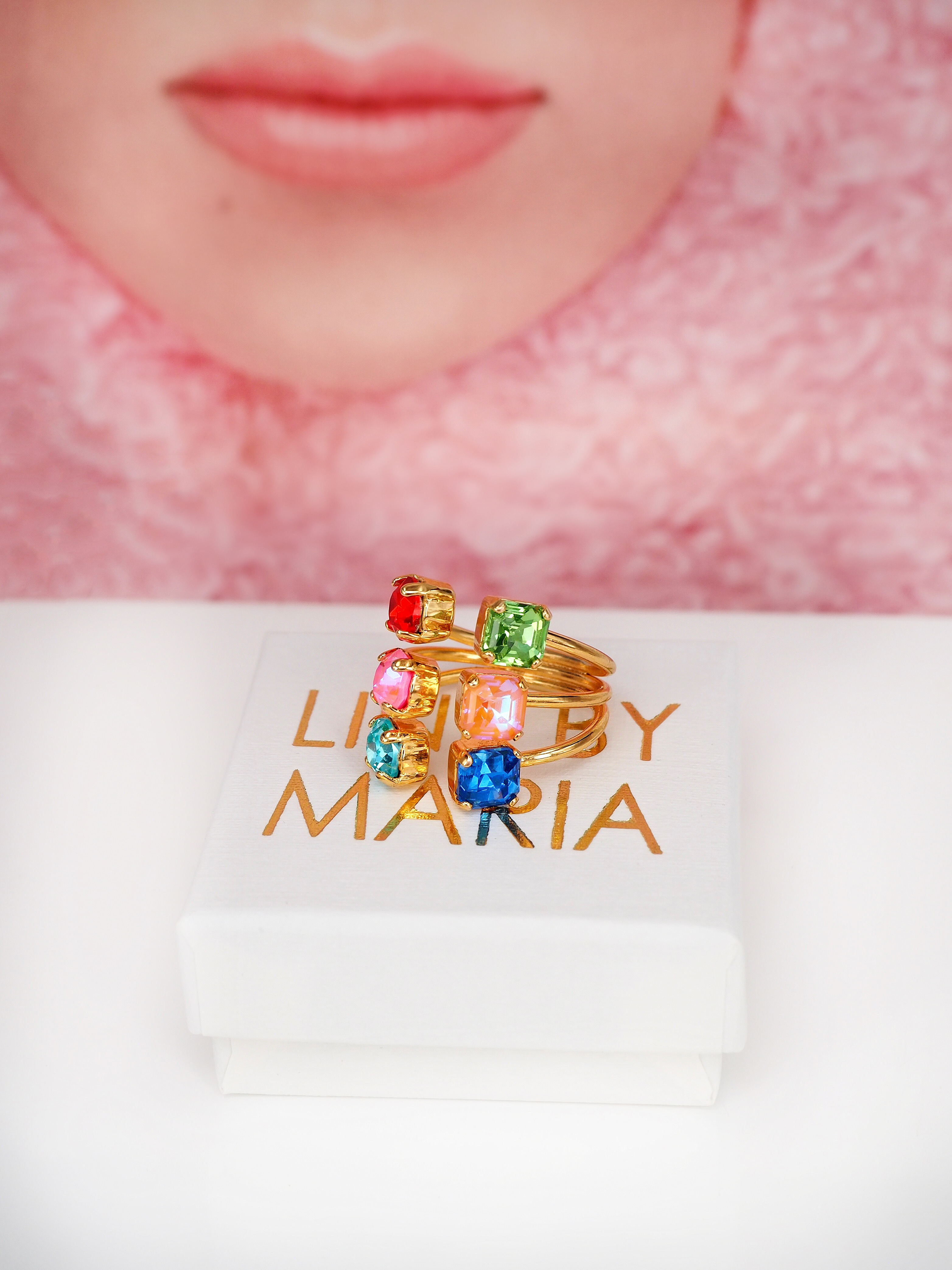 Ring Melina Color Crush Gold - 2