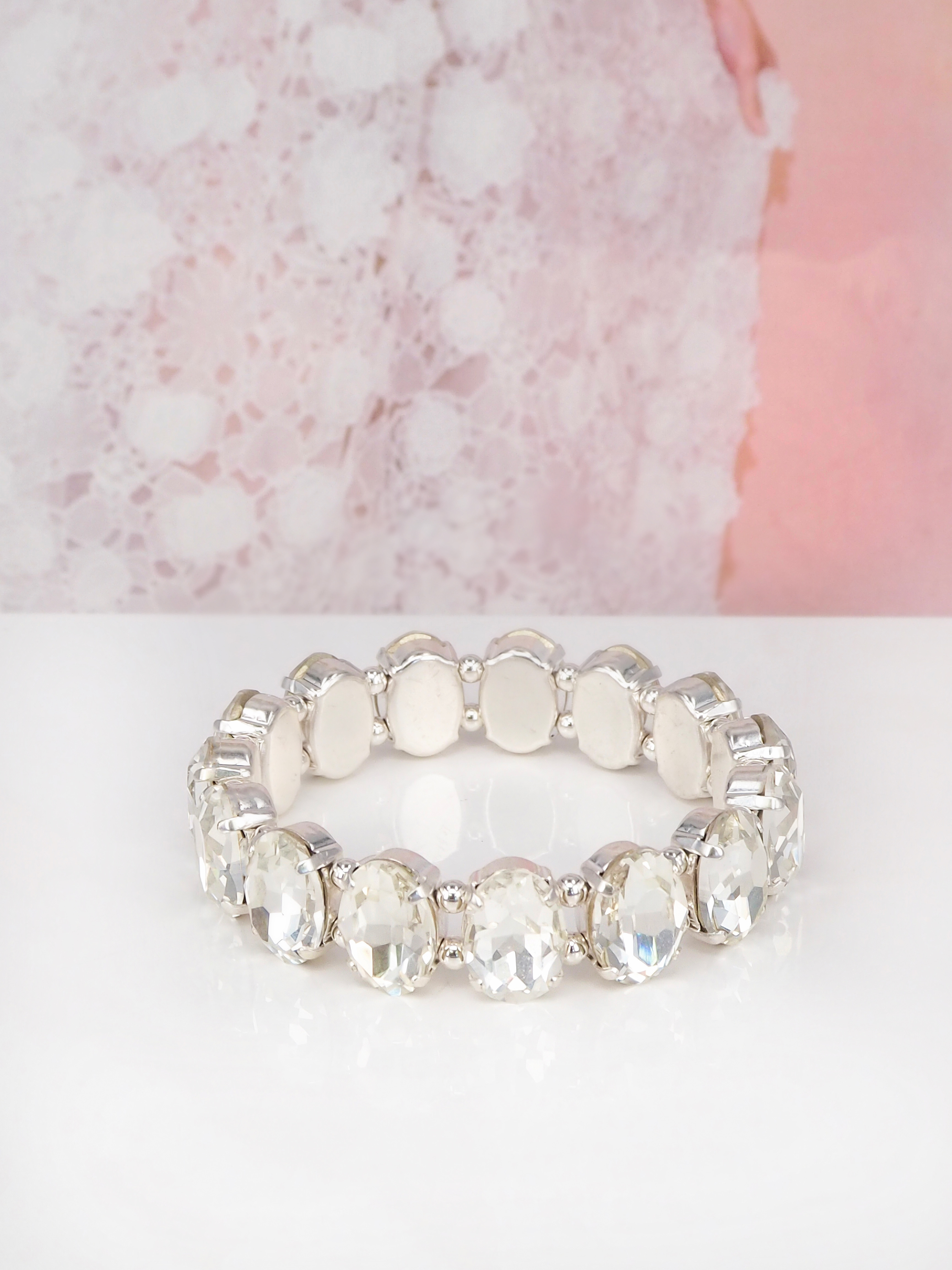 Armband Eliza Clear Silver