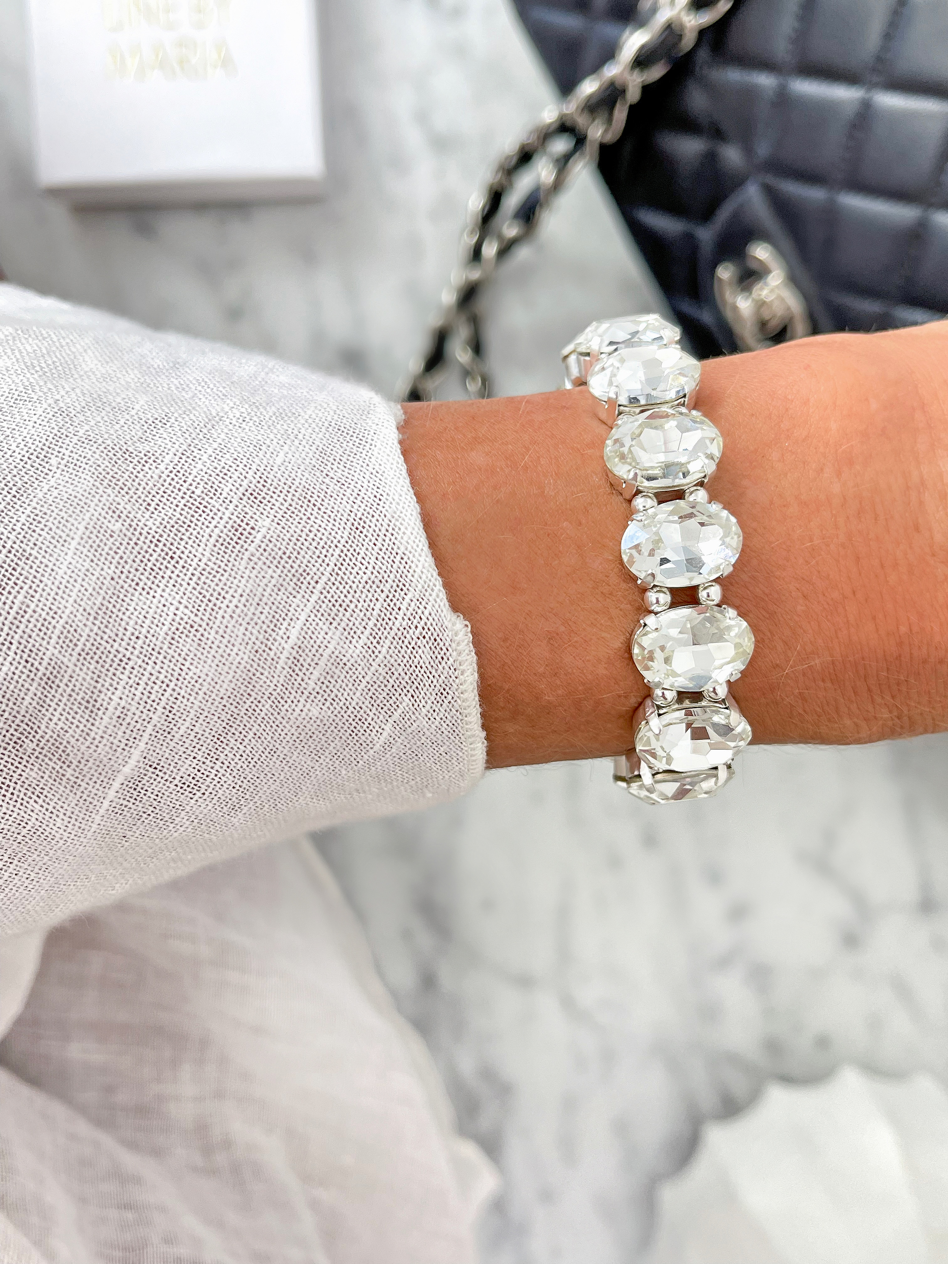 Armband Eliza Clear Silver - 2