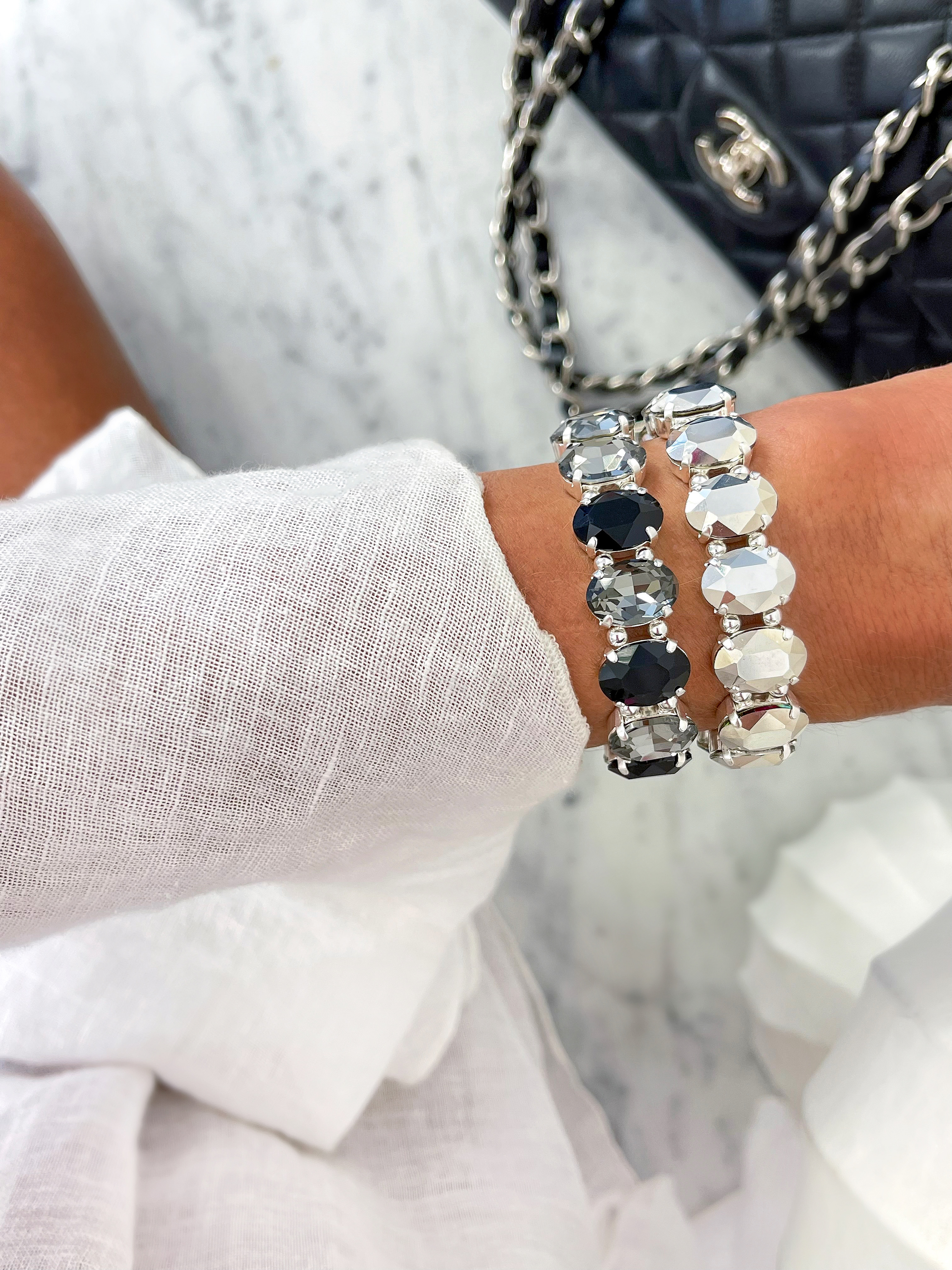 Armband Eliza Black combo Silver - 3