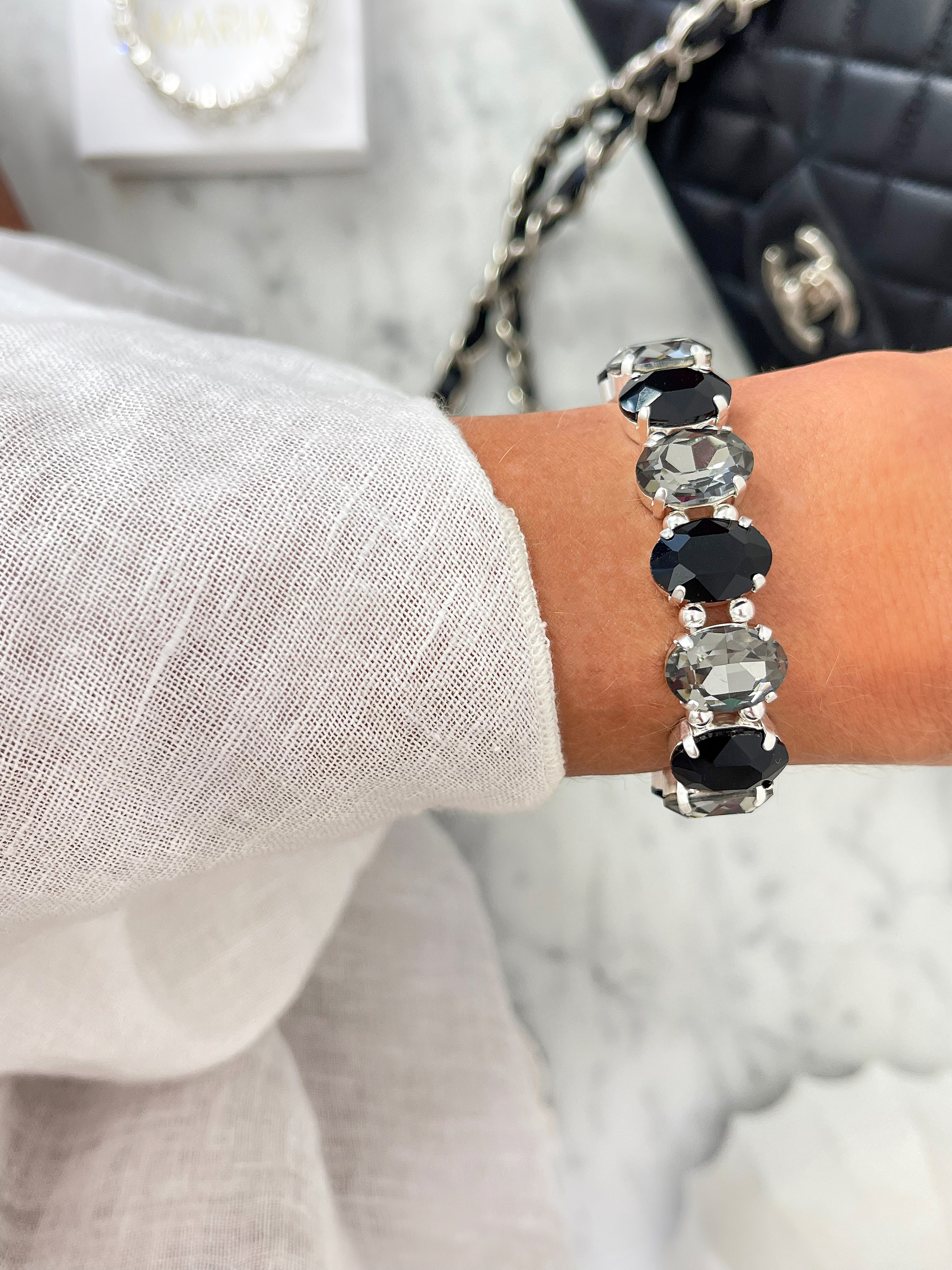 Armband Eliza Black combo Silver - 2