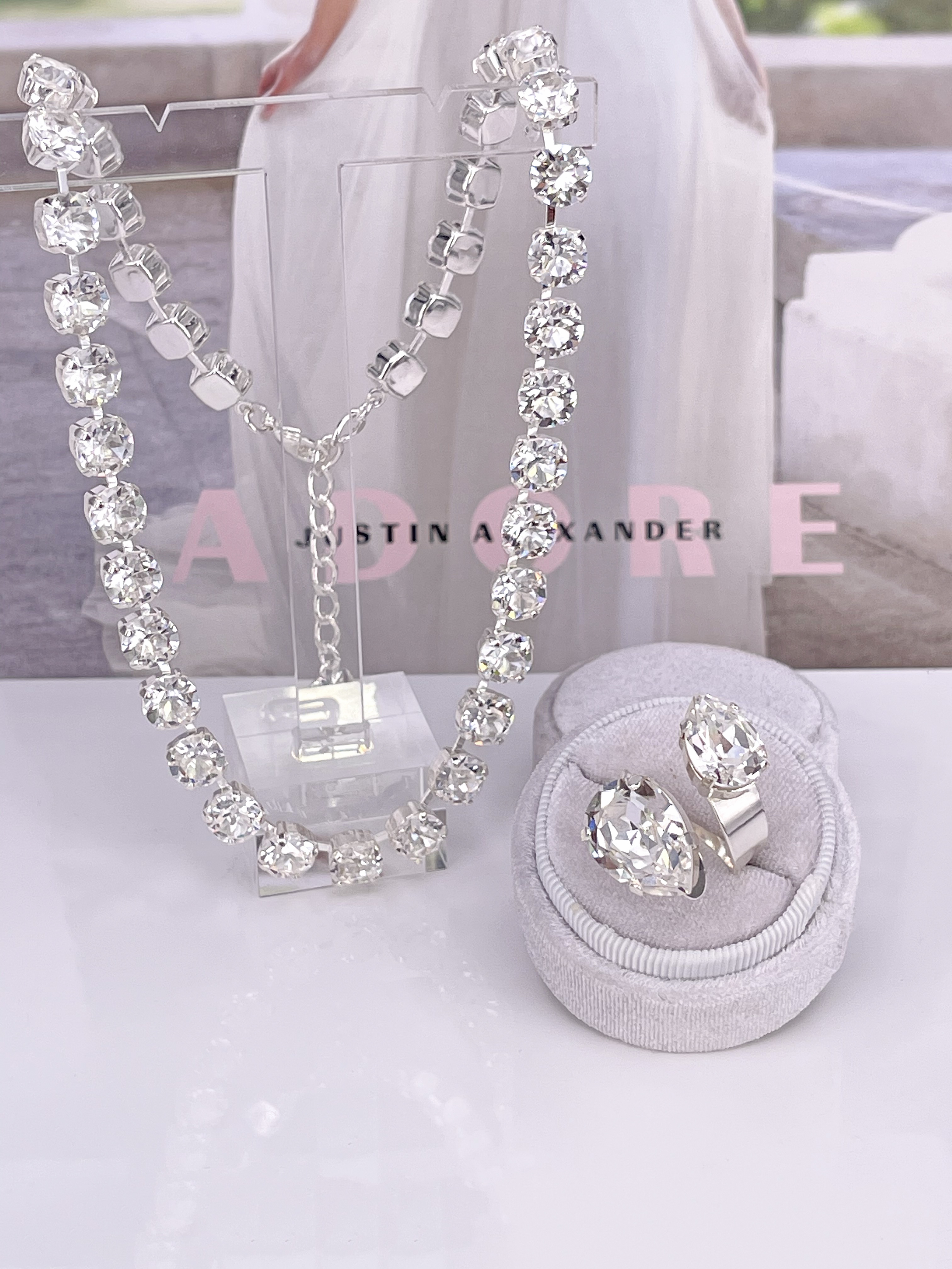Halsband  Maya Clear Silver - 2
