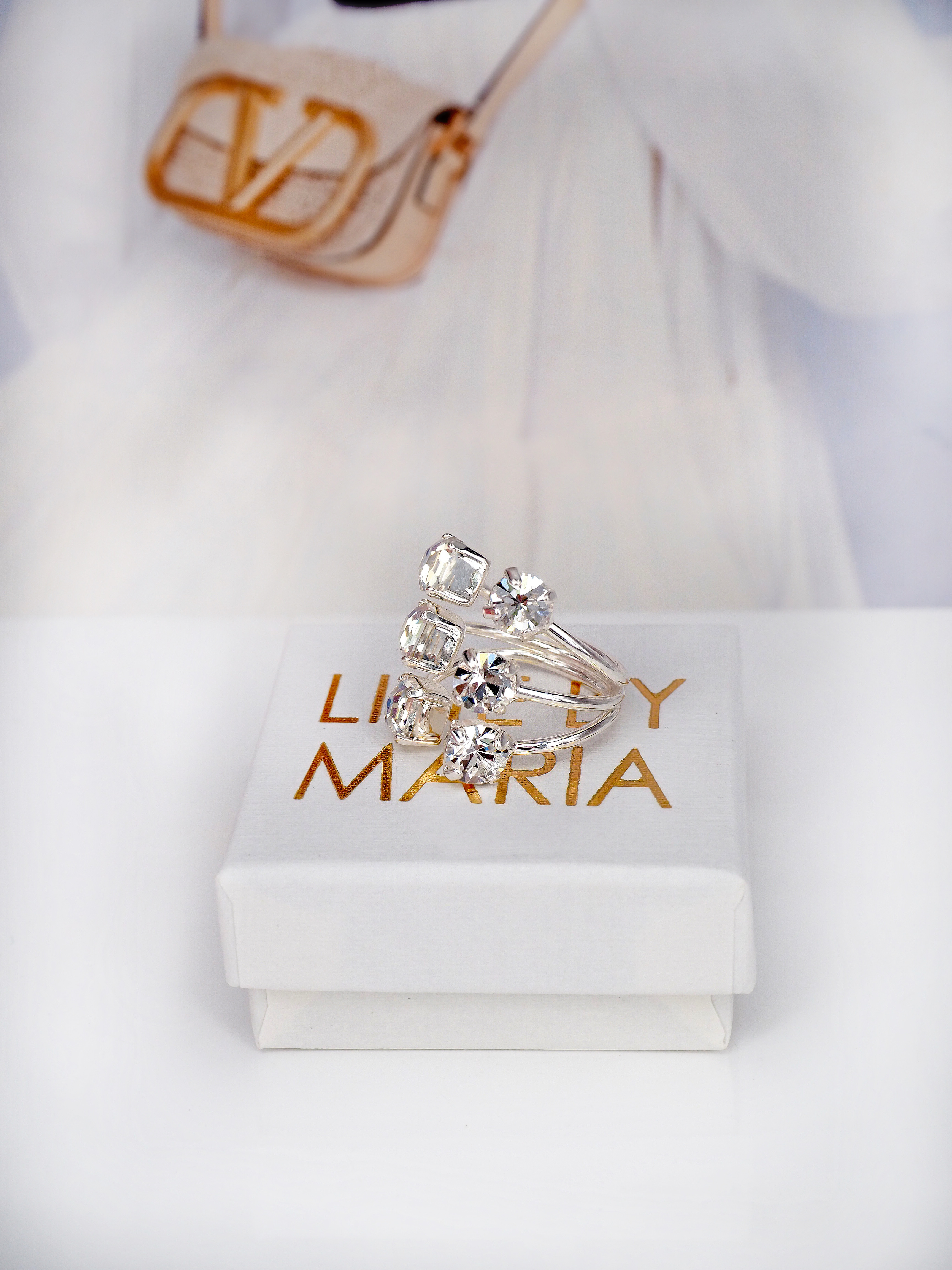 Ring Melina Clear Silver - 2