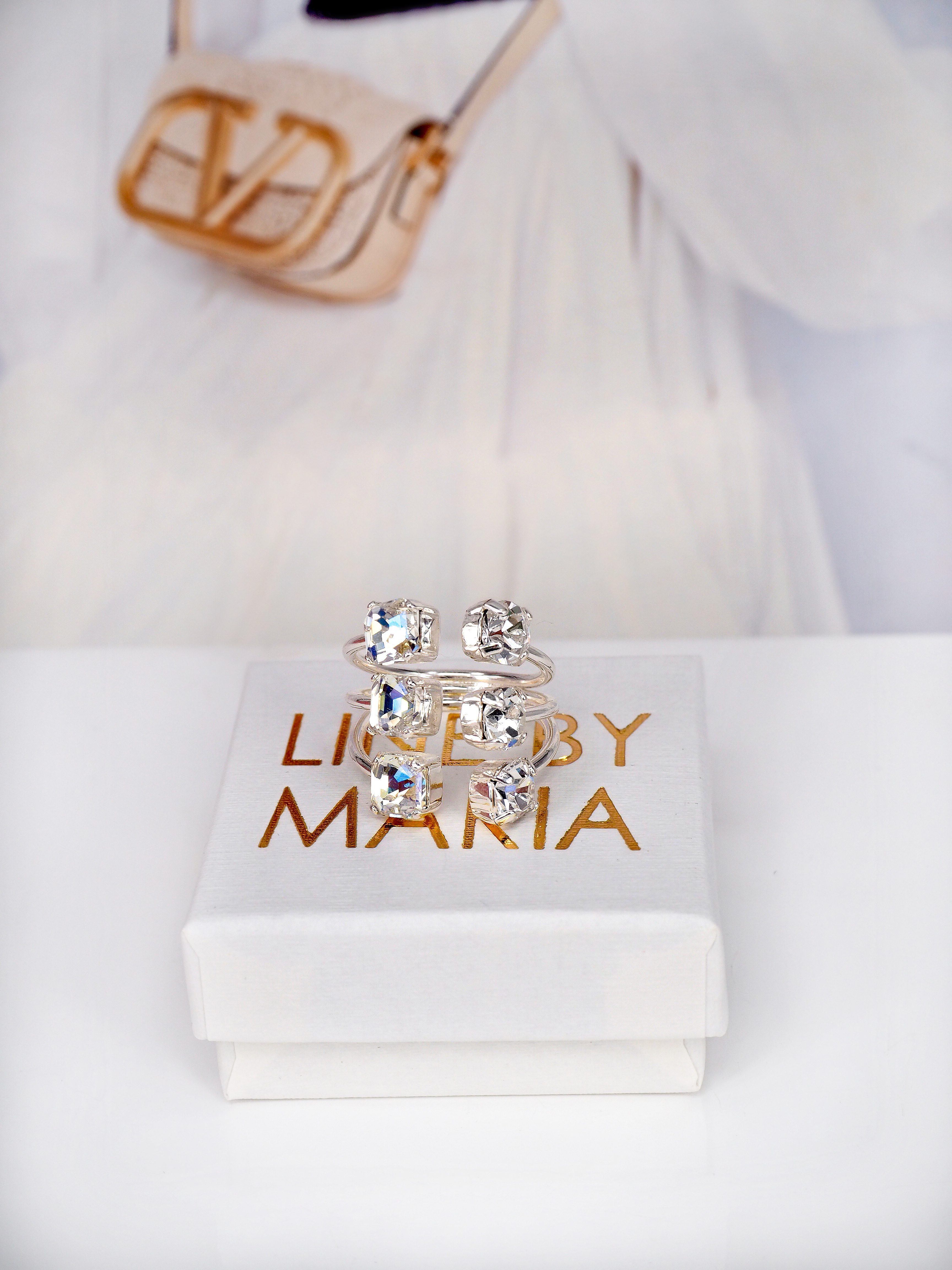 Ring Melina Clear Silver